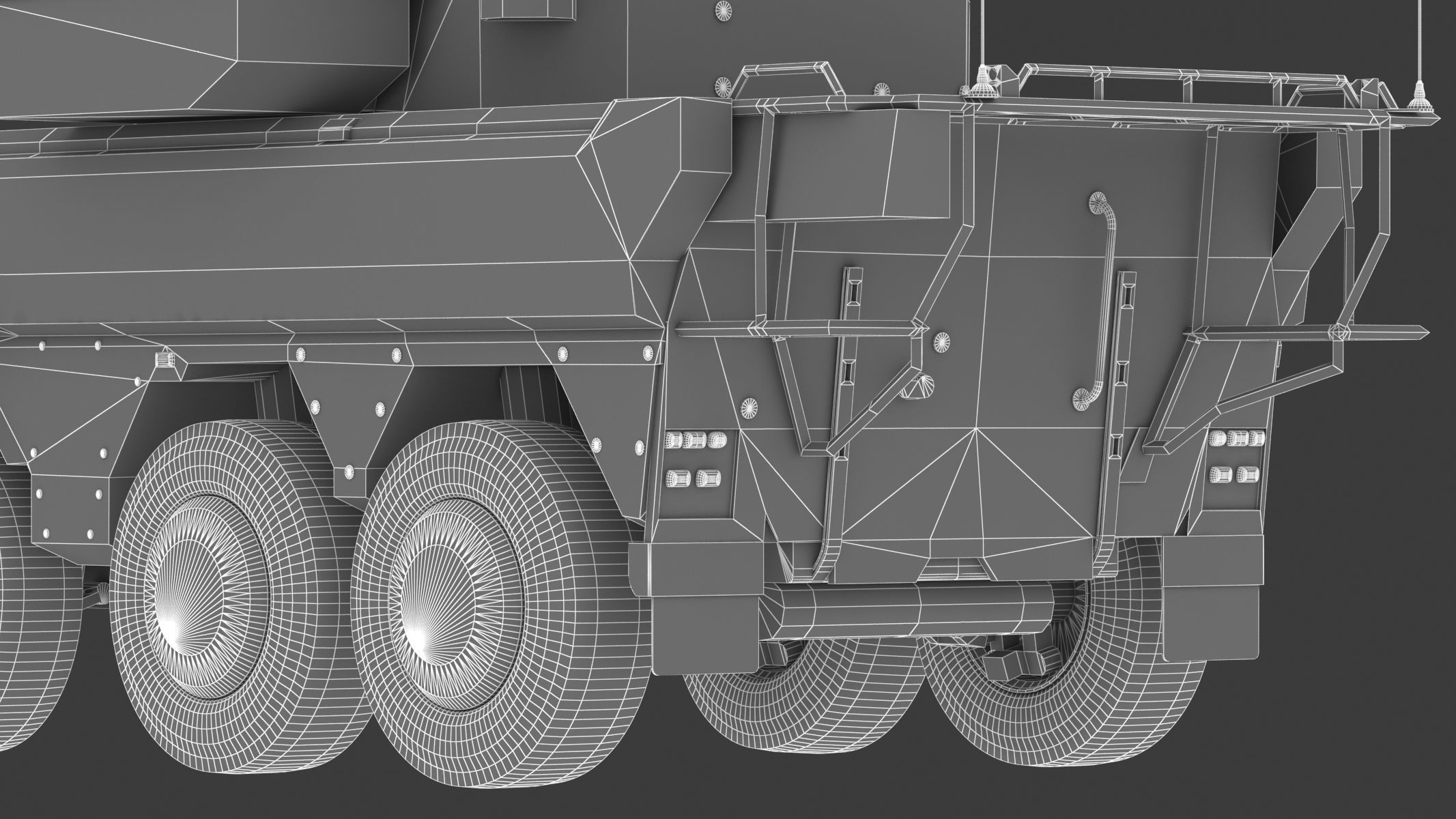 Boxer MRAV Low Poly Low-poly 3D model_36