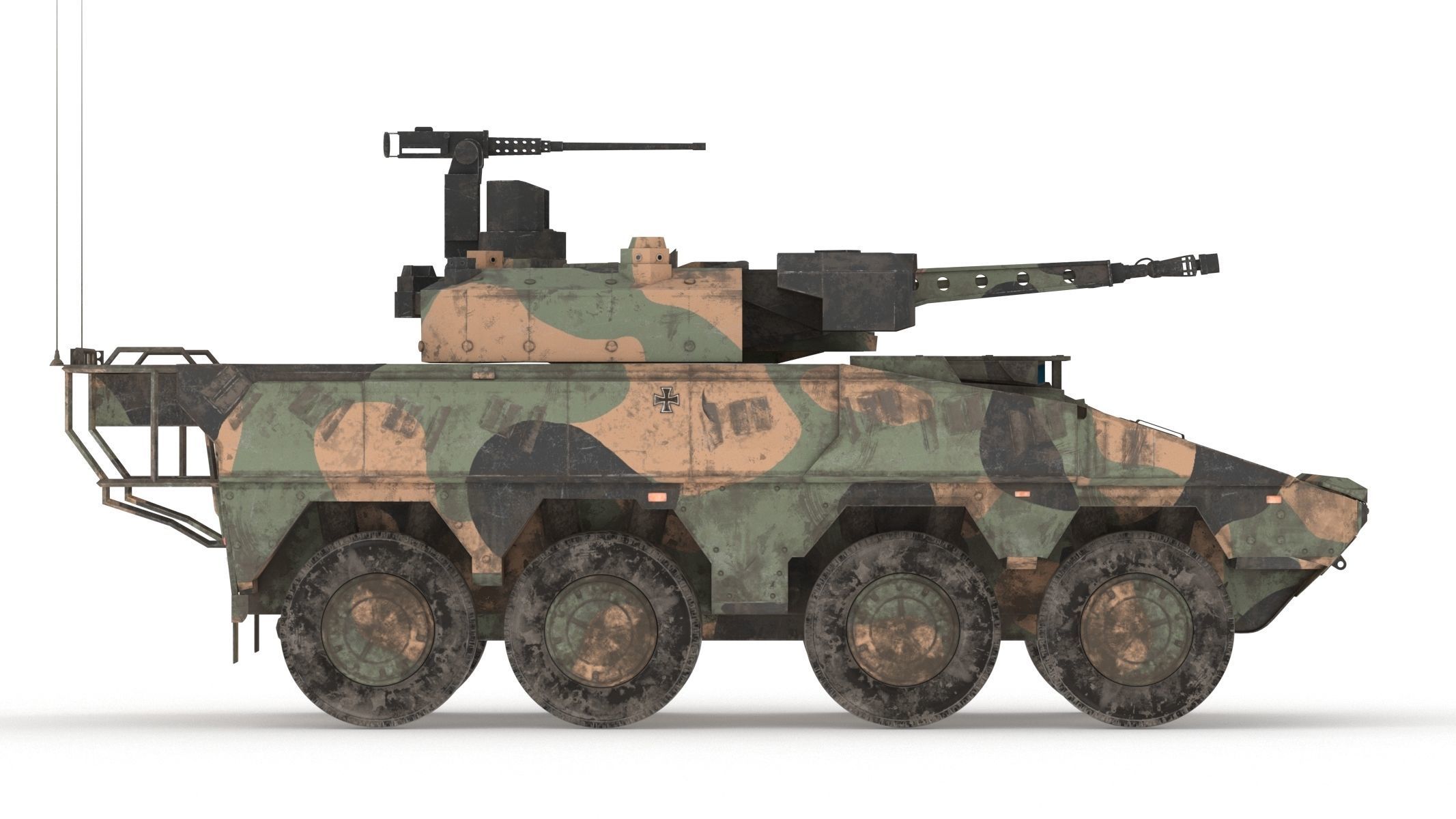 Boxer MRAV Low Poly Low-poly 3D model_3