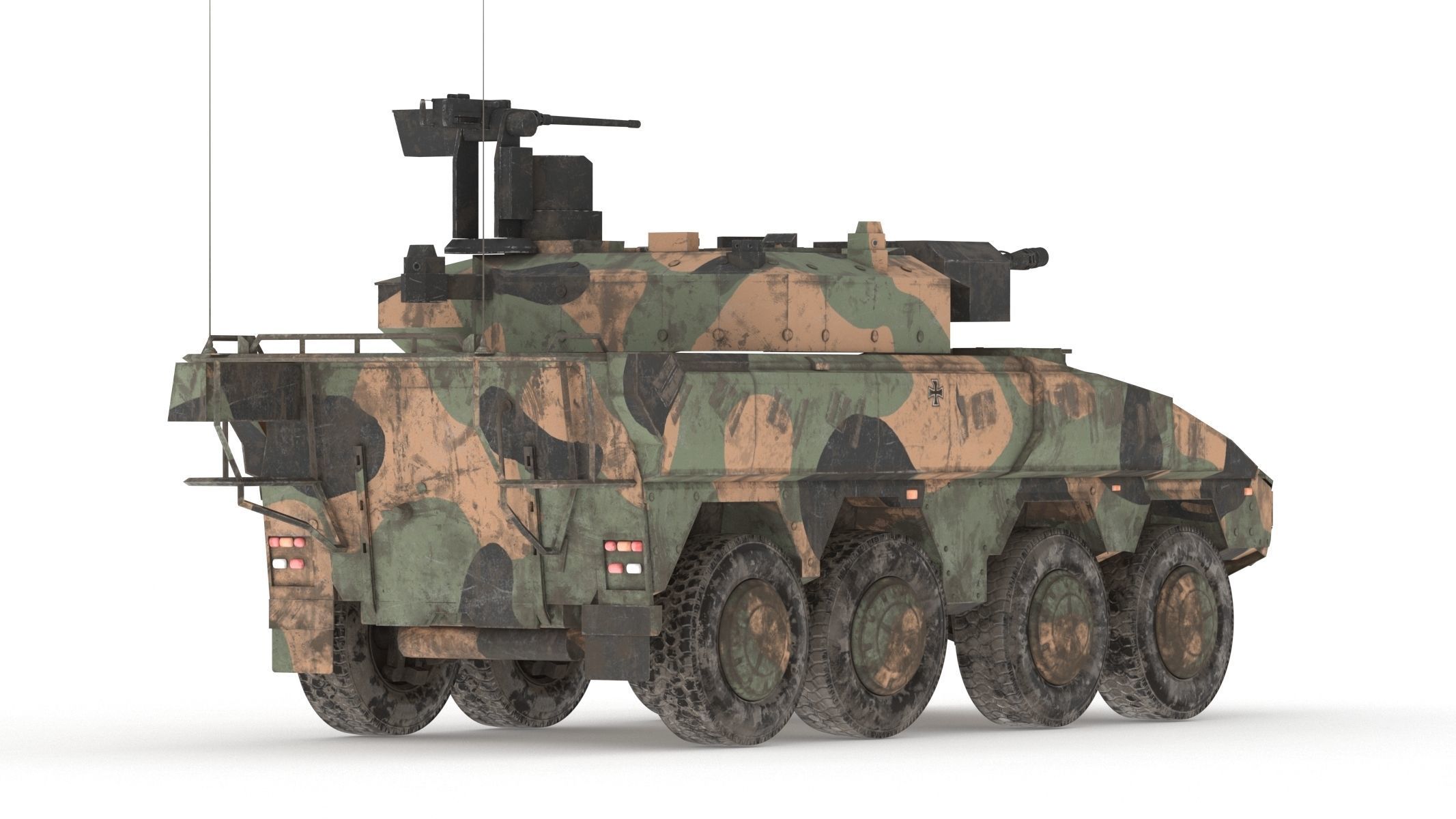 Boxer MRAV Low Poly Low-poly 3D model_4