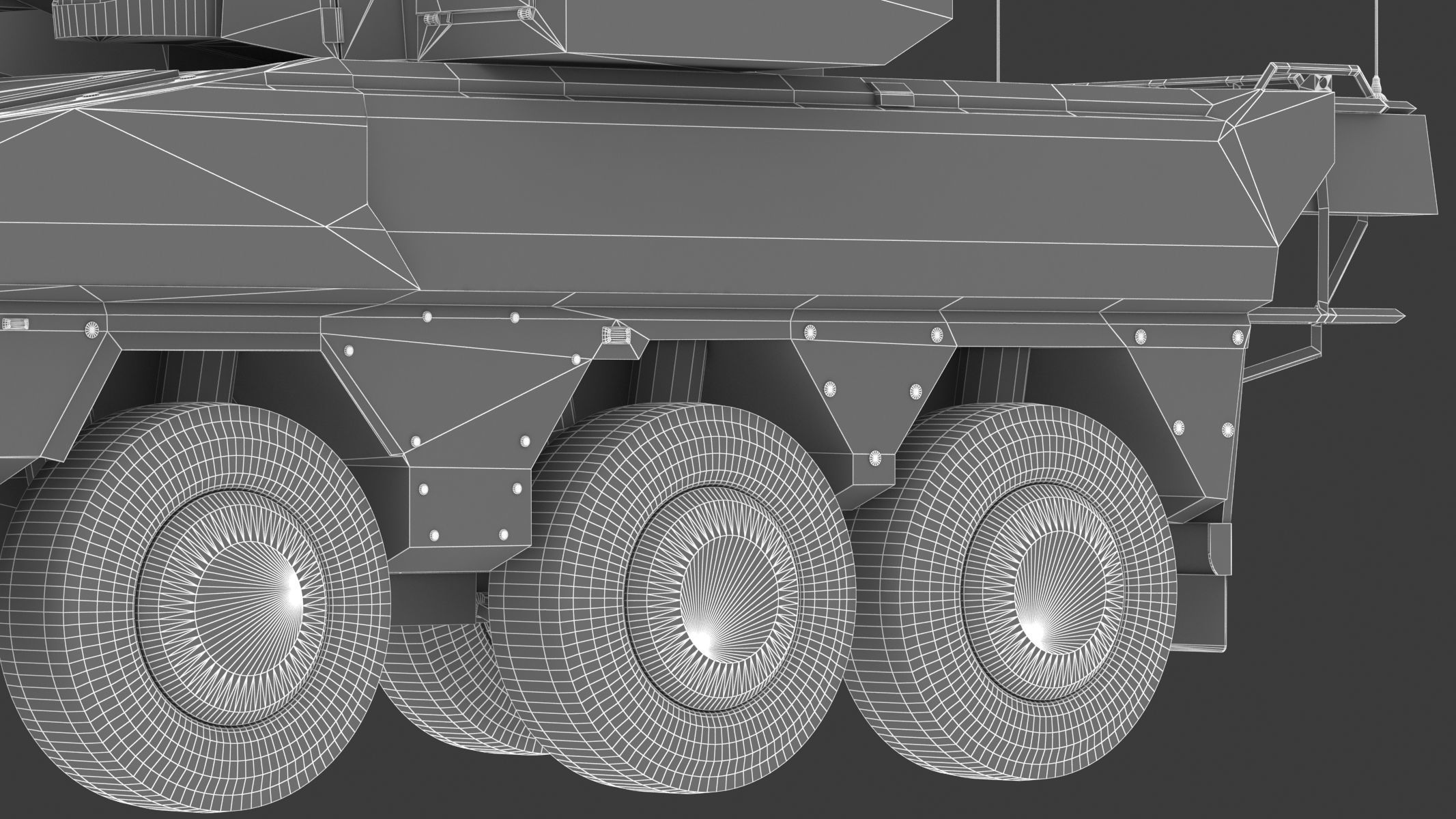 Boxer MRAV Low Poly Low-poly 3D model_30