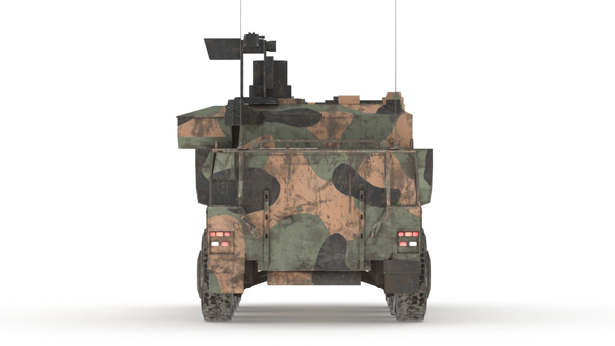 Boxer MRAV Low Poly Low-poly 3D model_5
