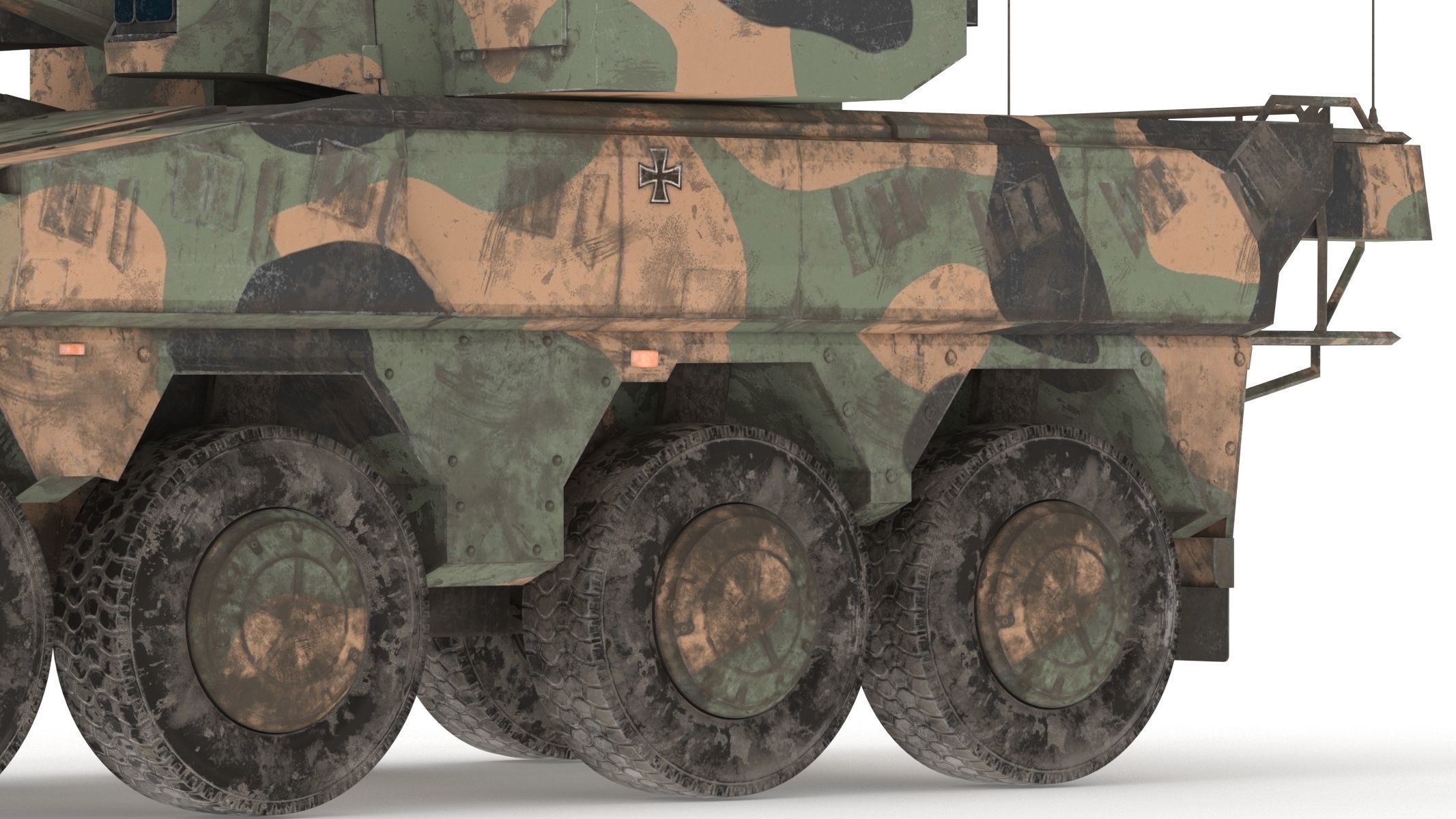 Boxer MRAV Low Poly Low-poly 3D model_10