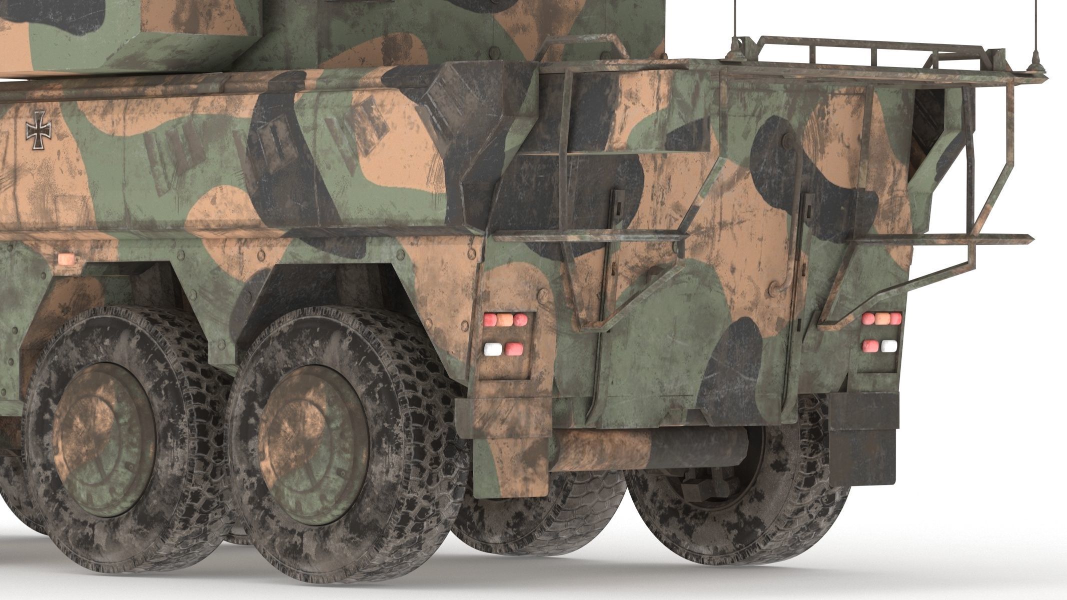 Boxer MRAV Low Poly Low-poly 3D model_16