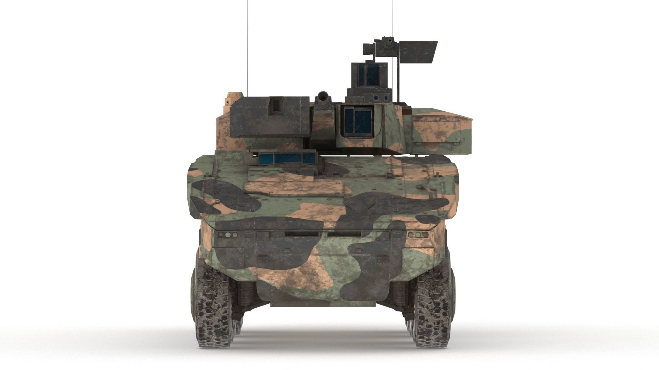 Boxer MRAV Low Poly Low-poly 3D model_1