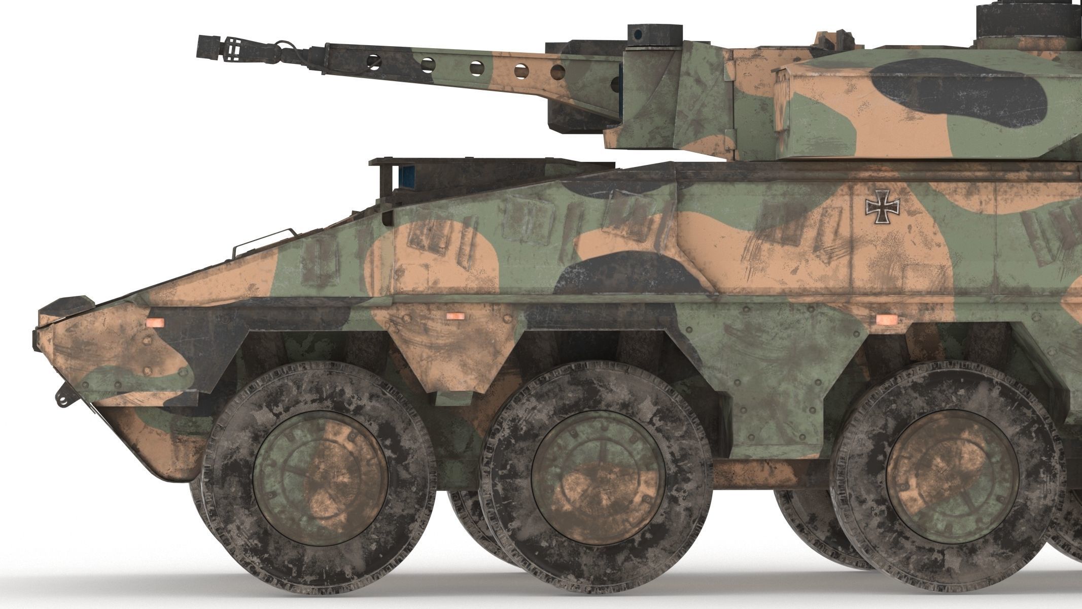 Boxer MRAV Low Poly Low-poly 3D model_17