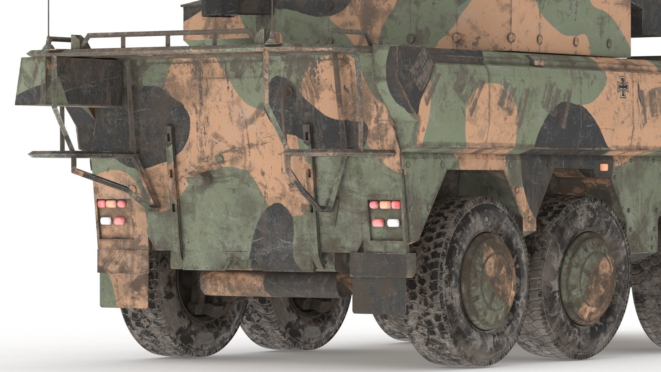 Boxer MRAV Low Poly Low-poly 3D model_14