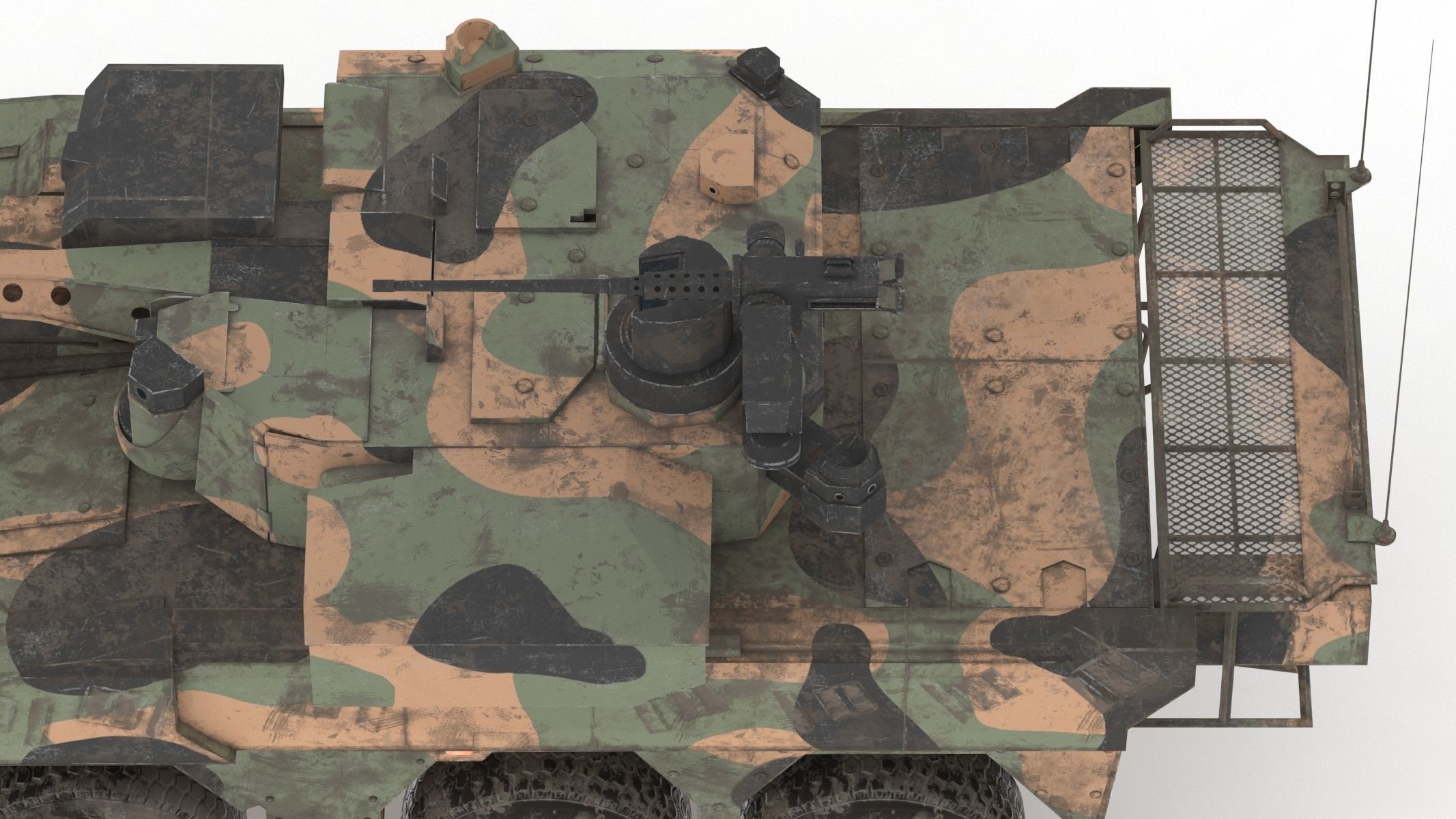 Boxer MRAV Low Poly Low-poly 3D model_19