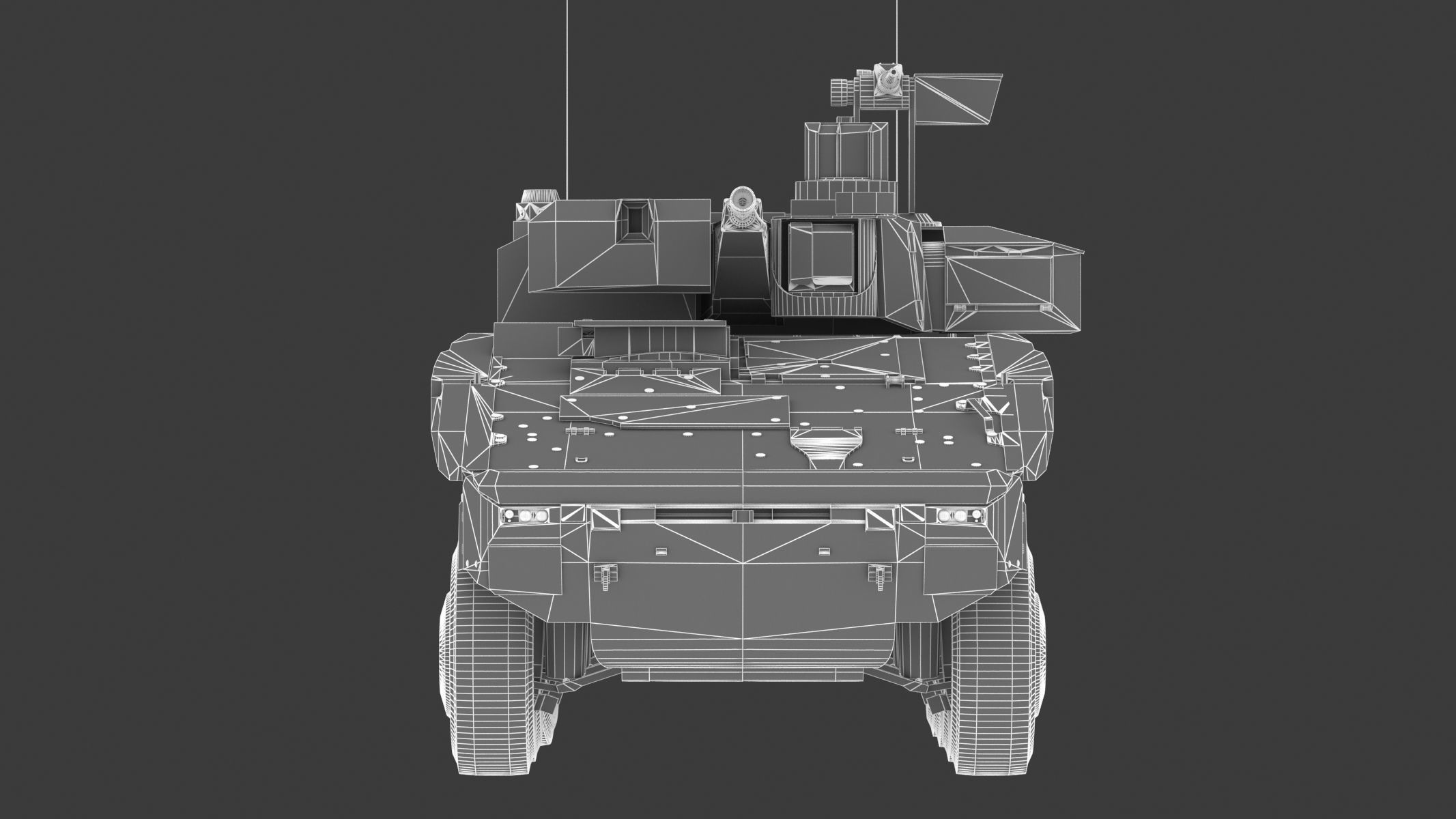 Boxer MRAV Low Poly Low-poly 3D model_21