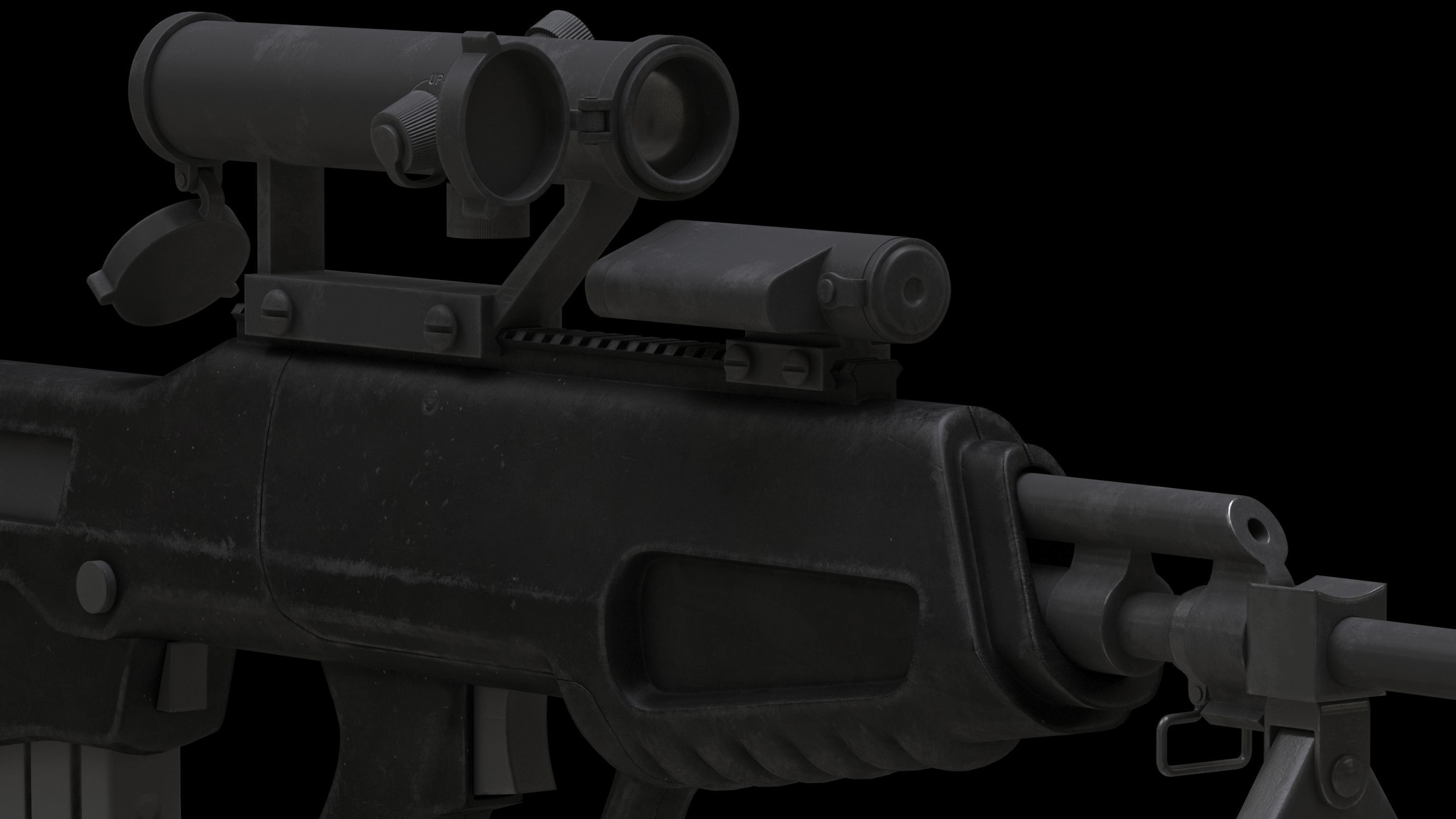 Daewoo XK8 Low Poly Low-poly 3D model_9