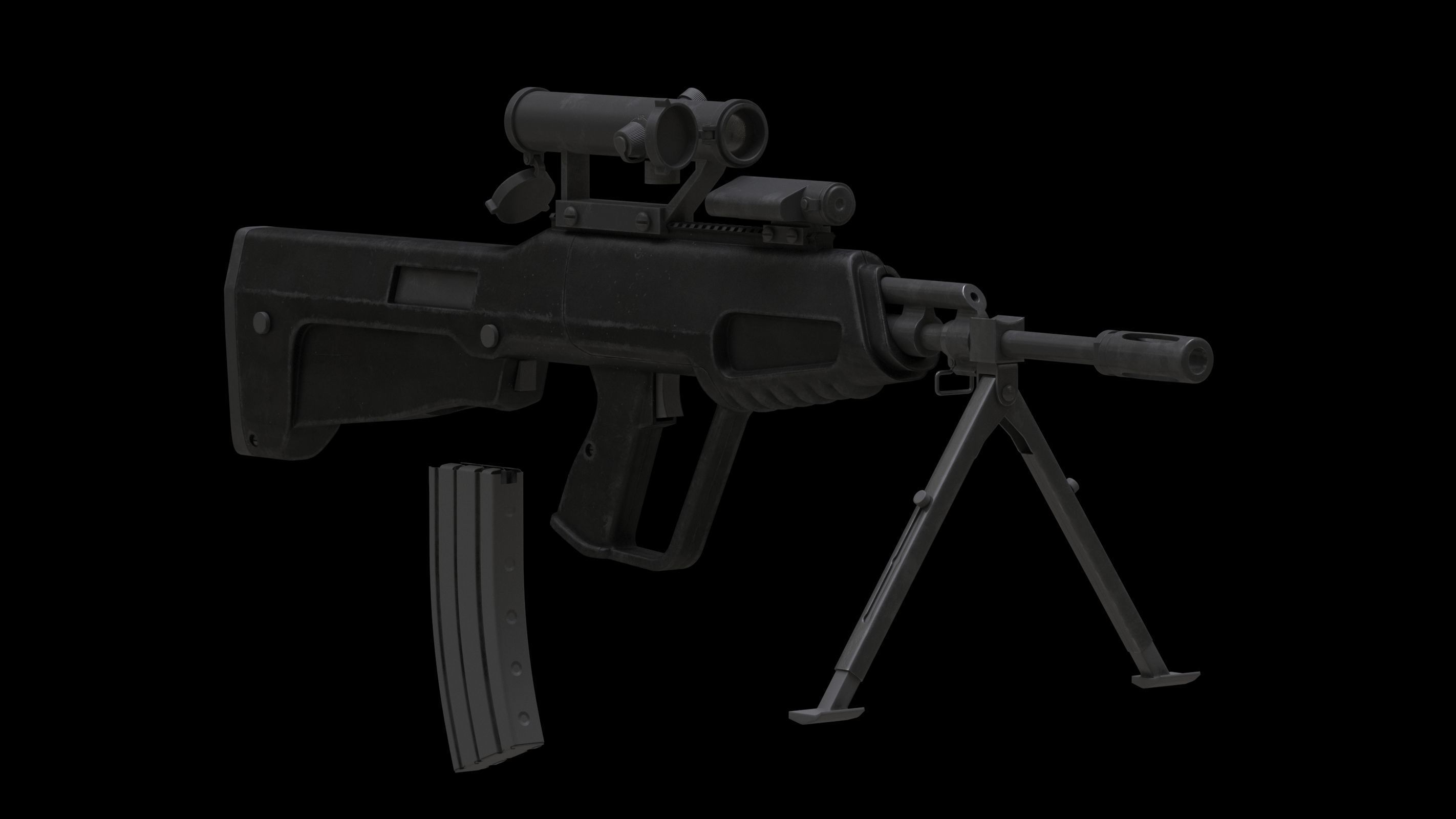 Daewoo XK8 Low Poly Low-poly 3D model_4