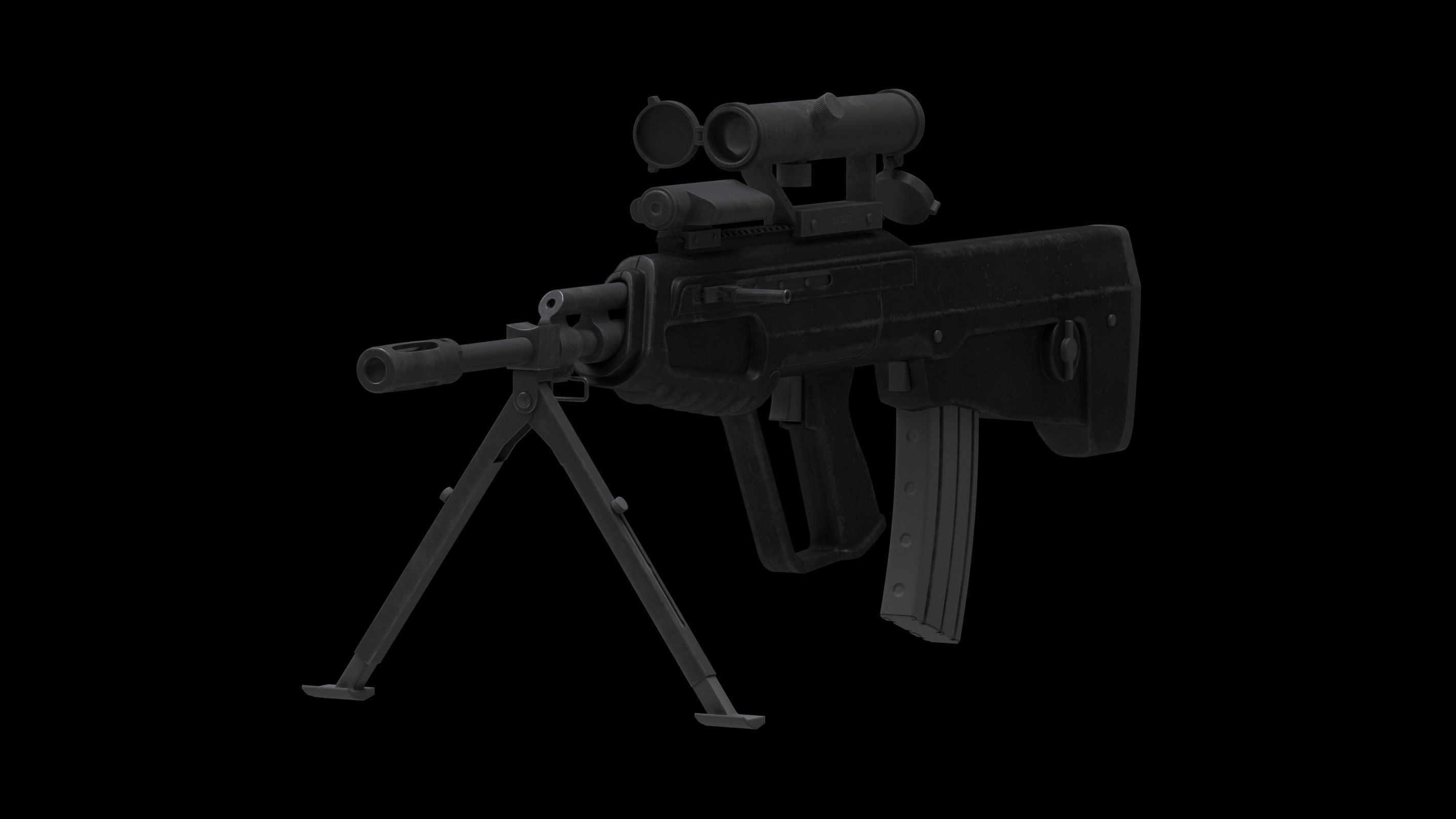 Daewoo XK8 Low Poly Low-poly 3D model_3