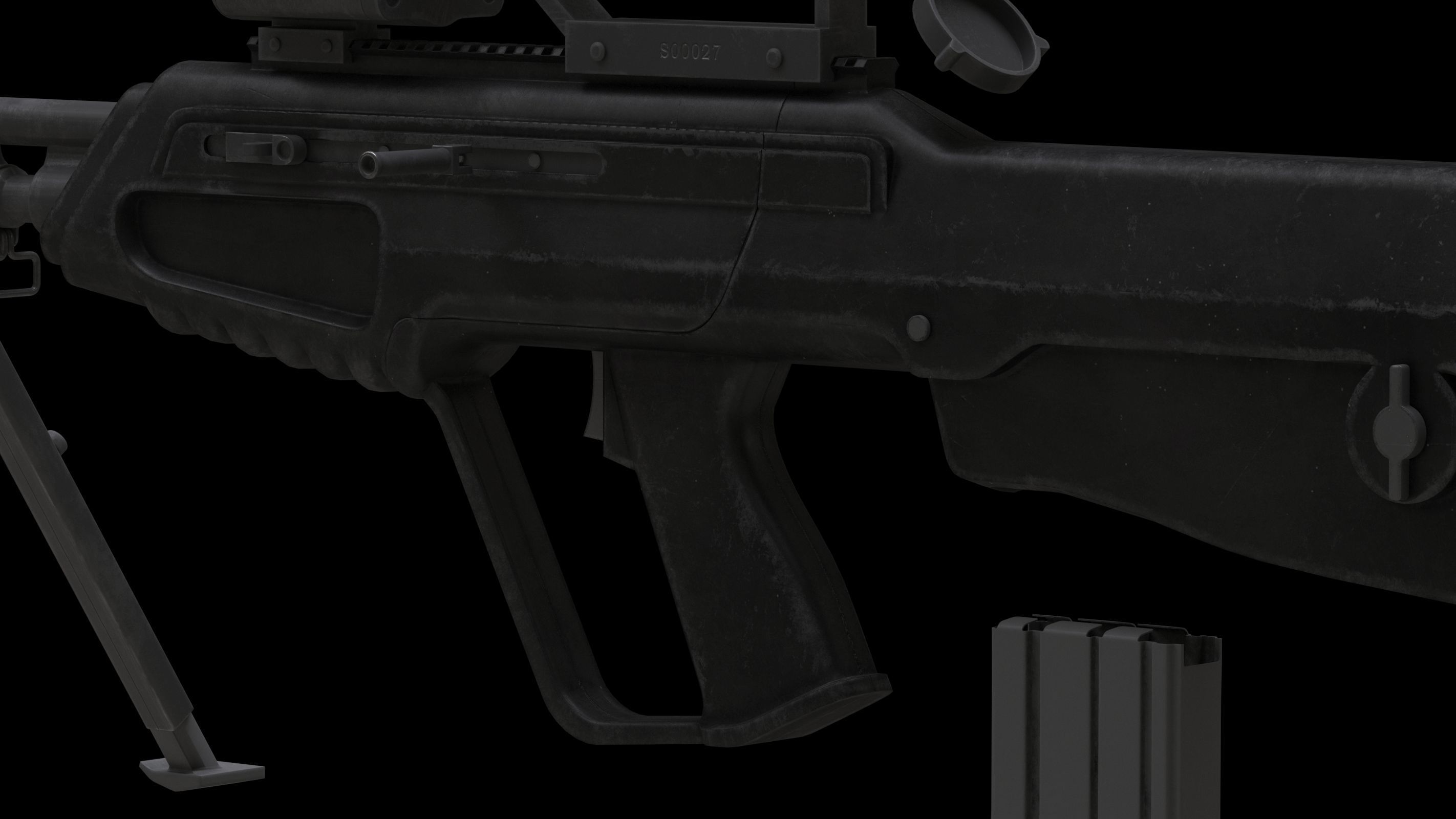 Daewoo XK8 Low Poly Low-poly 3D model_14