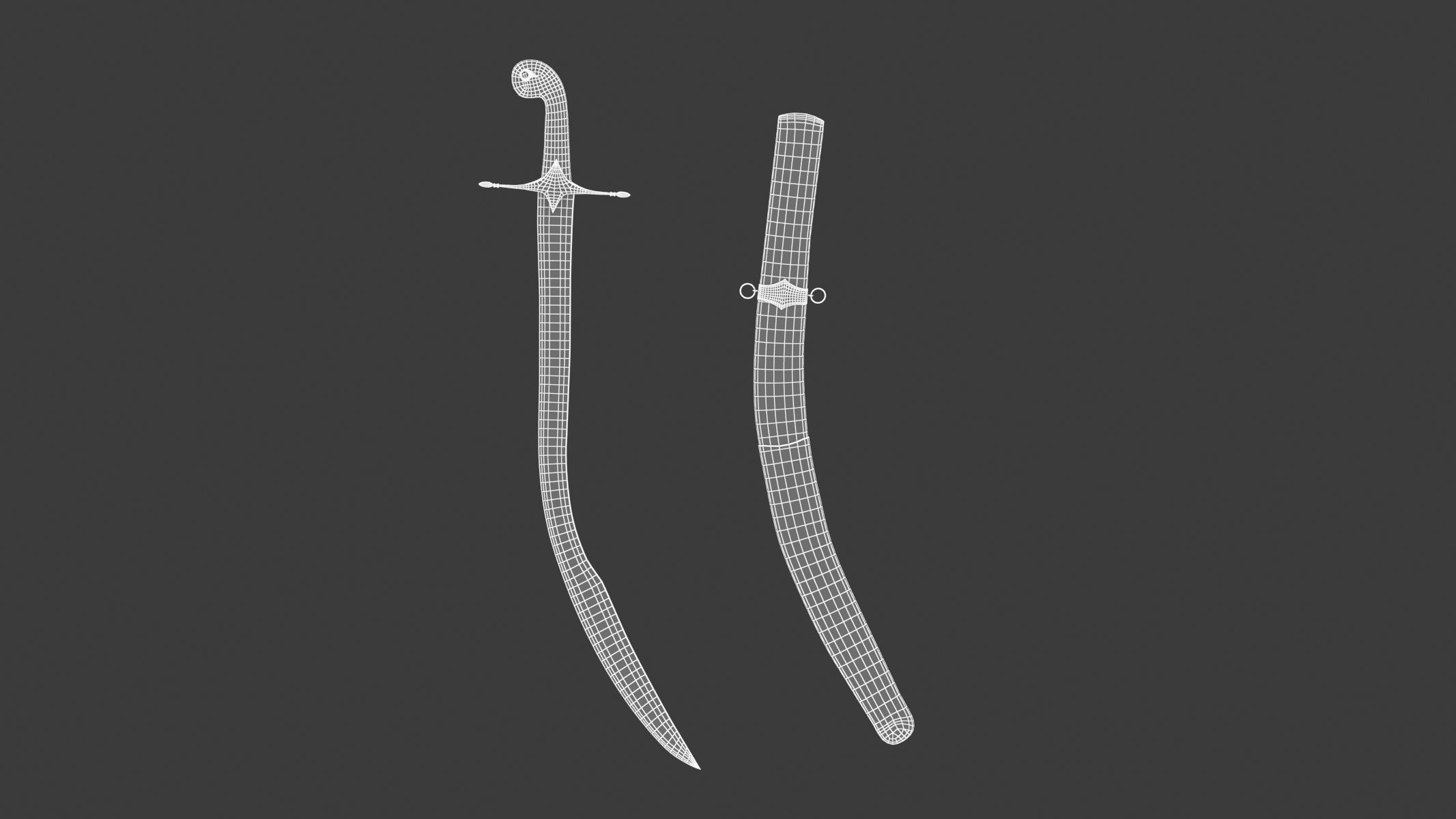 Kilij 3D model_14