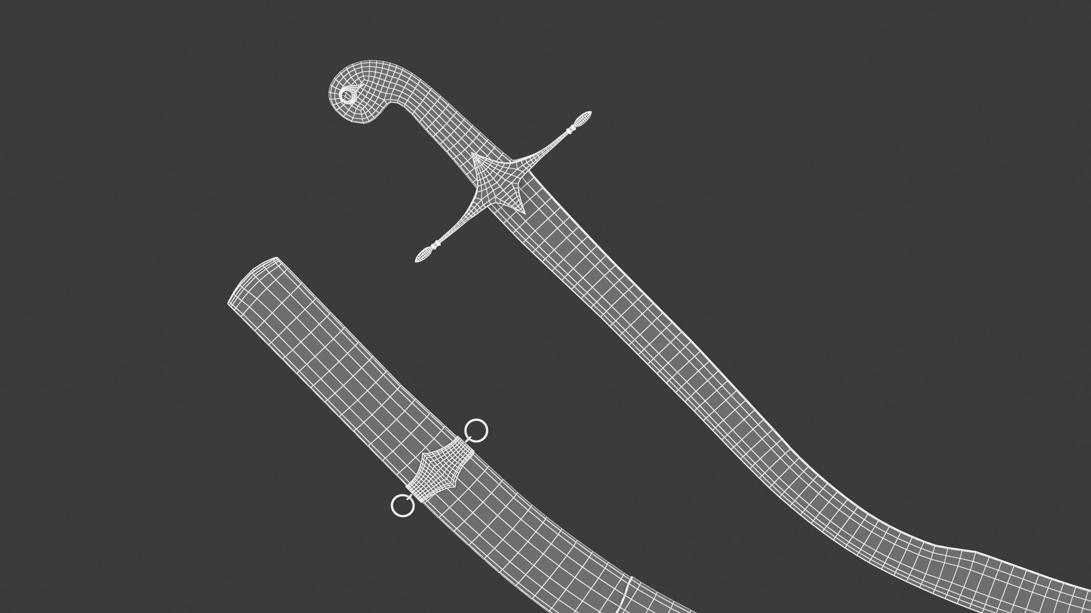 Kilij 3D model_16