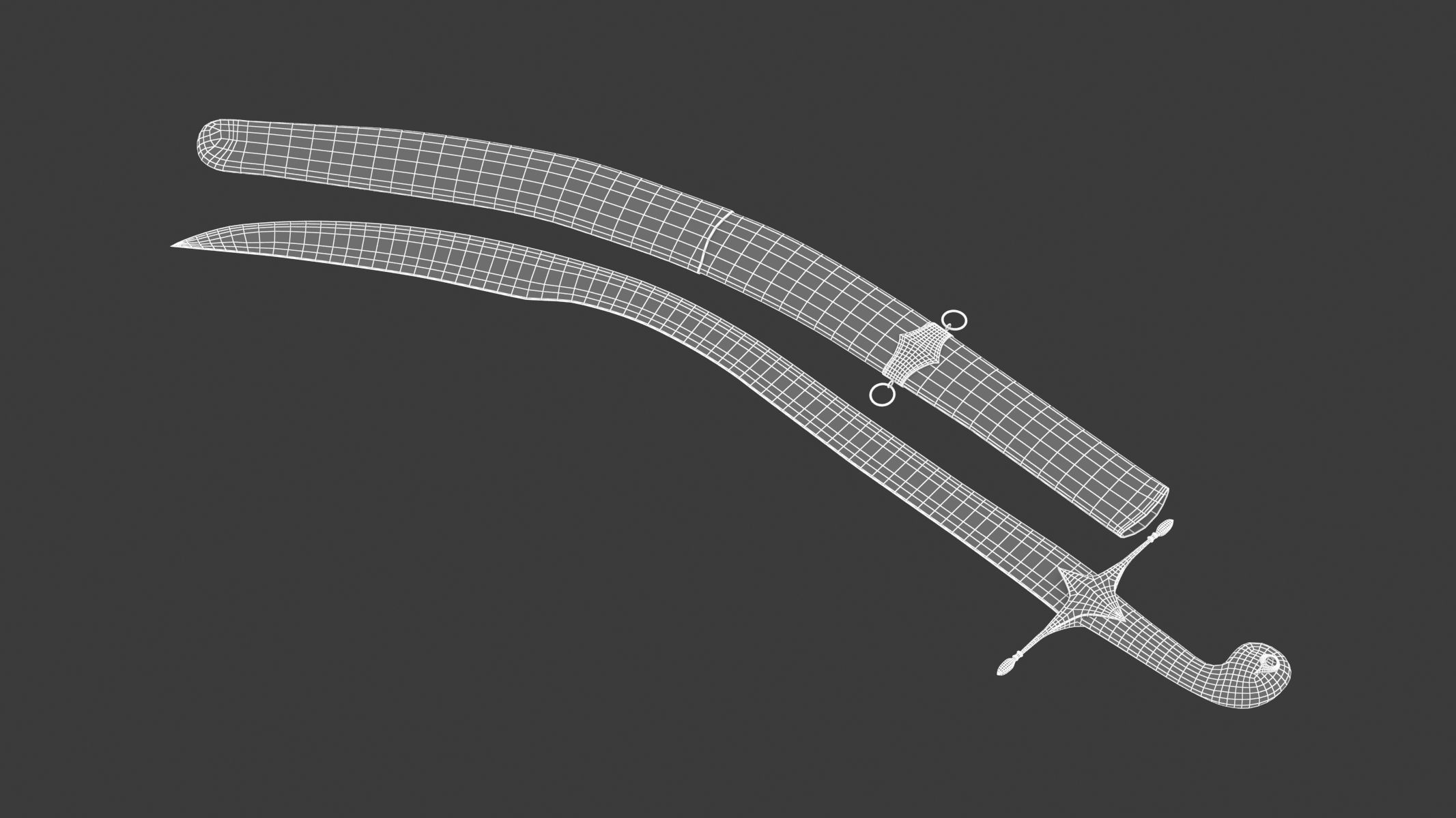 Kilij 3D model_11