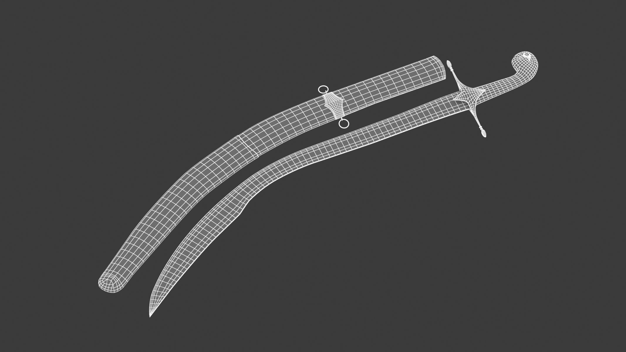Kilij 3D model_12