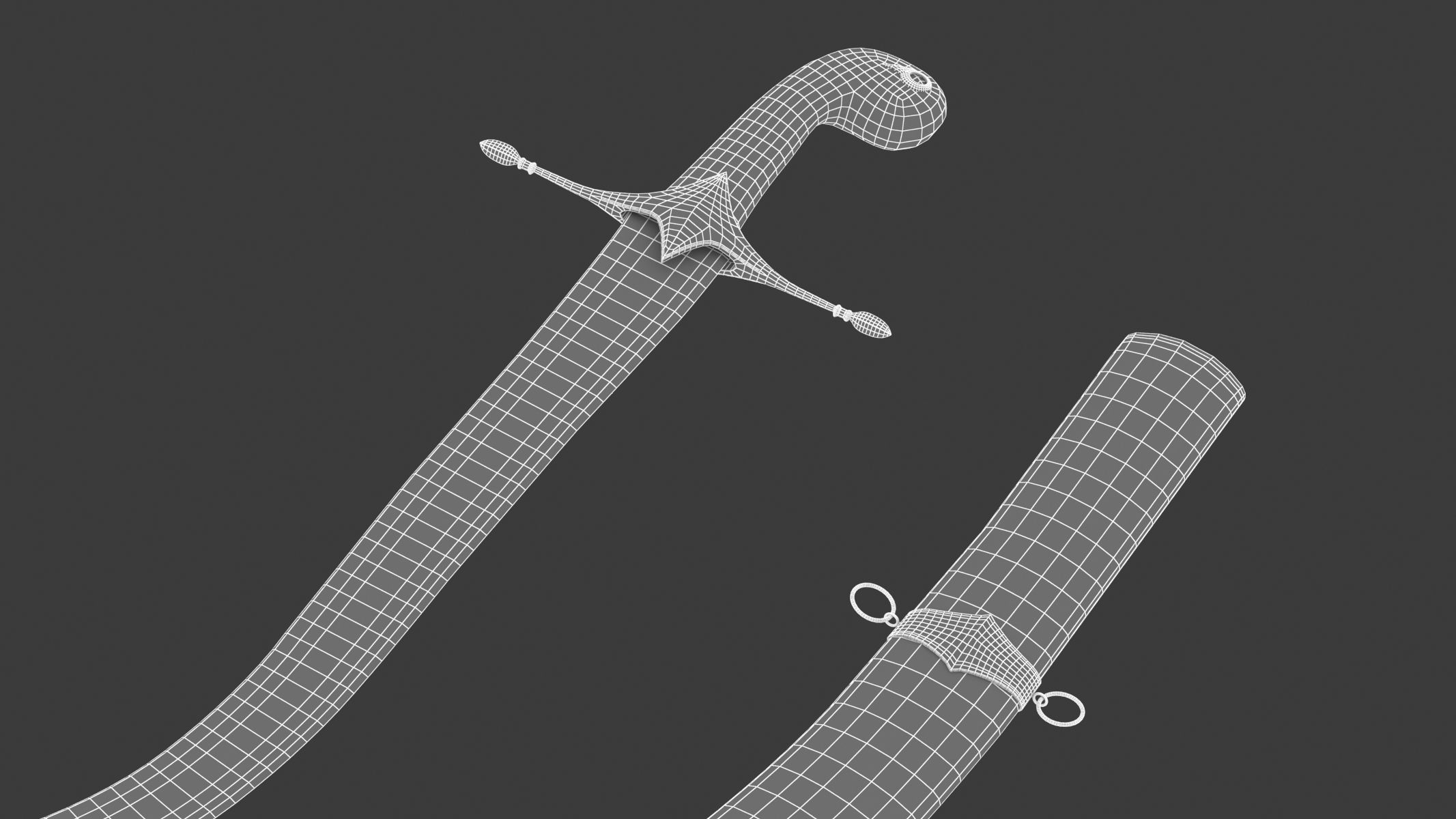 Kilij 3D model_17