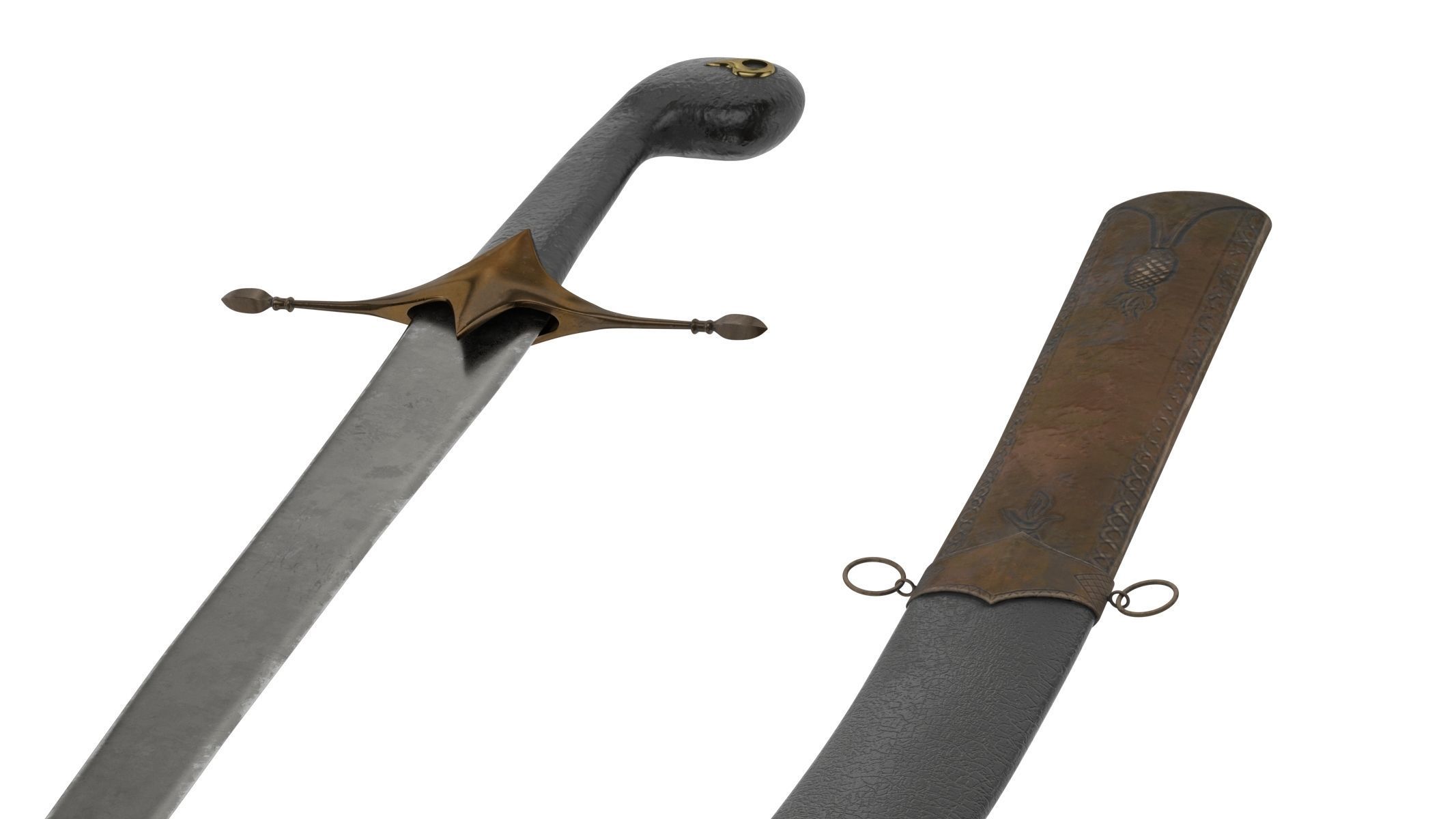 Kilij 3D model_7