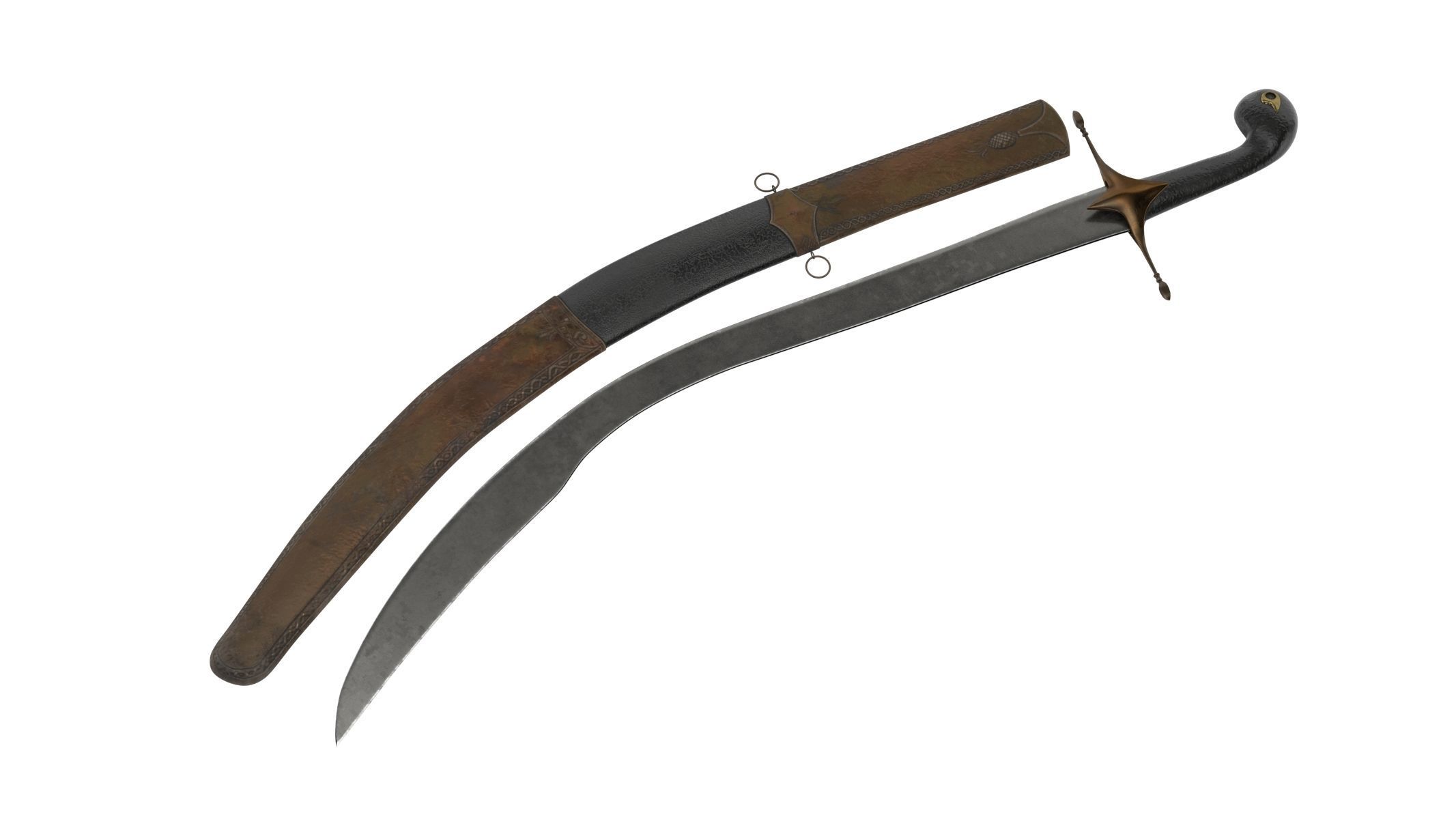 Kilij 3D model_2