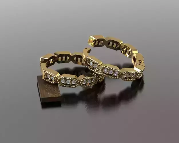 Earrings 10 3D print model