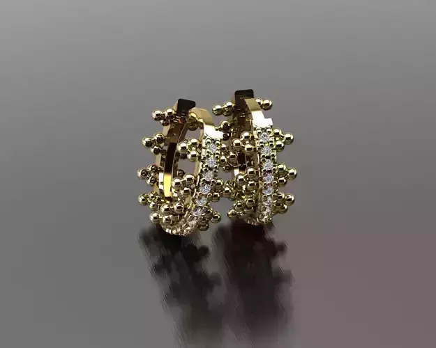 Earrings 12 3D print model