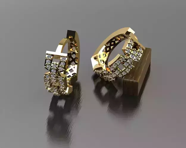 Earrings 13 3D print model