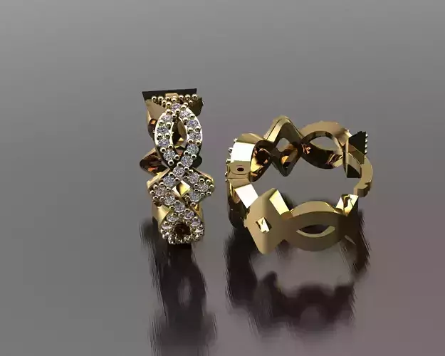 Earrings 14 3D print model