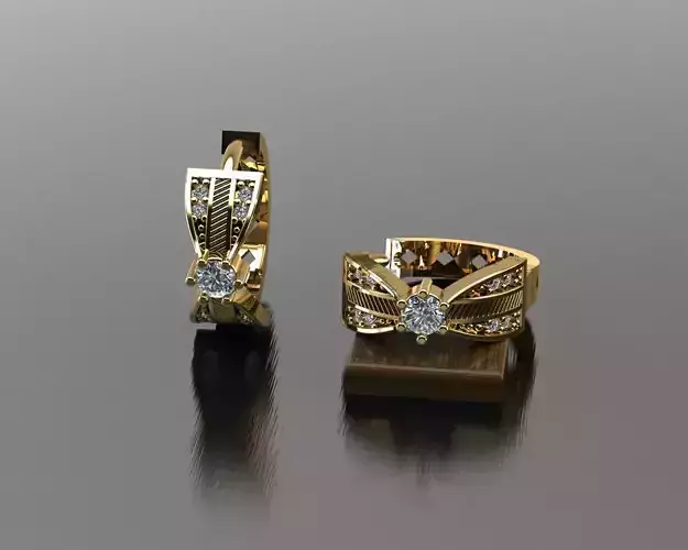 Earrings 15 3D print model