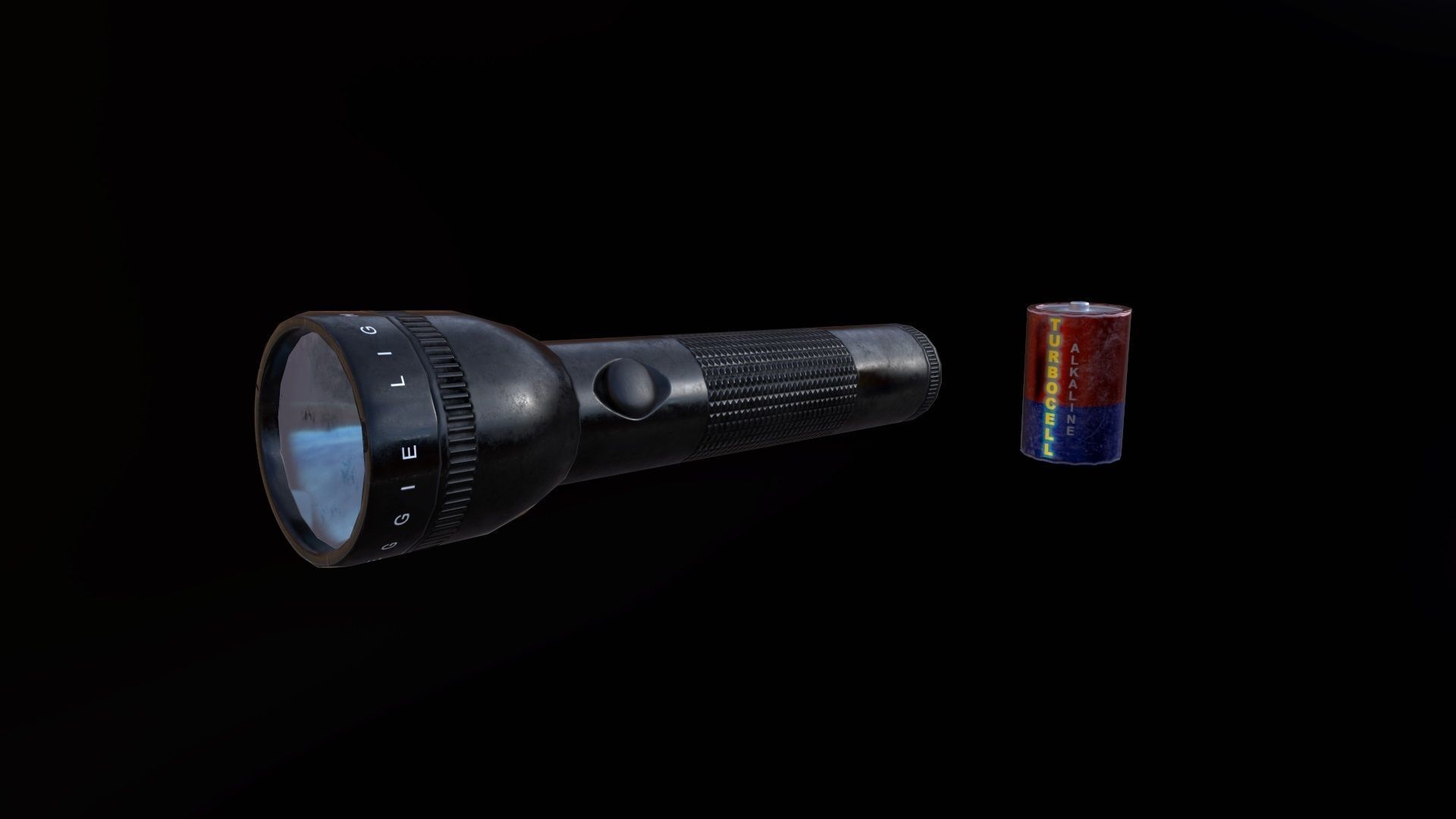 Radiation Survival Kit Low-poly 3D model_1