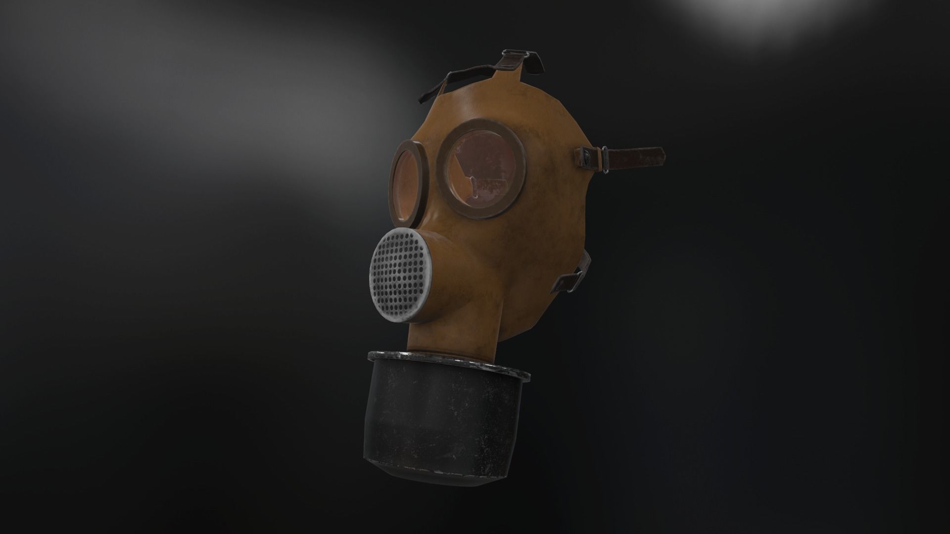 Radiation Survival Kit Low-poly 3D model_2