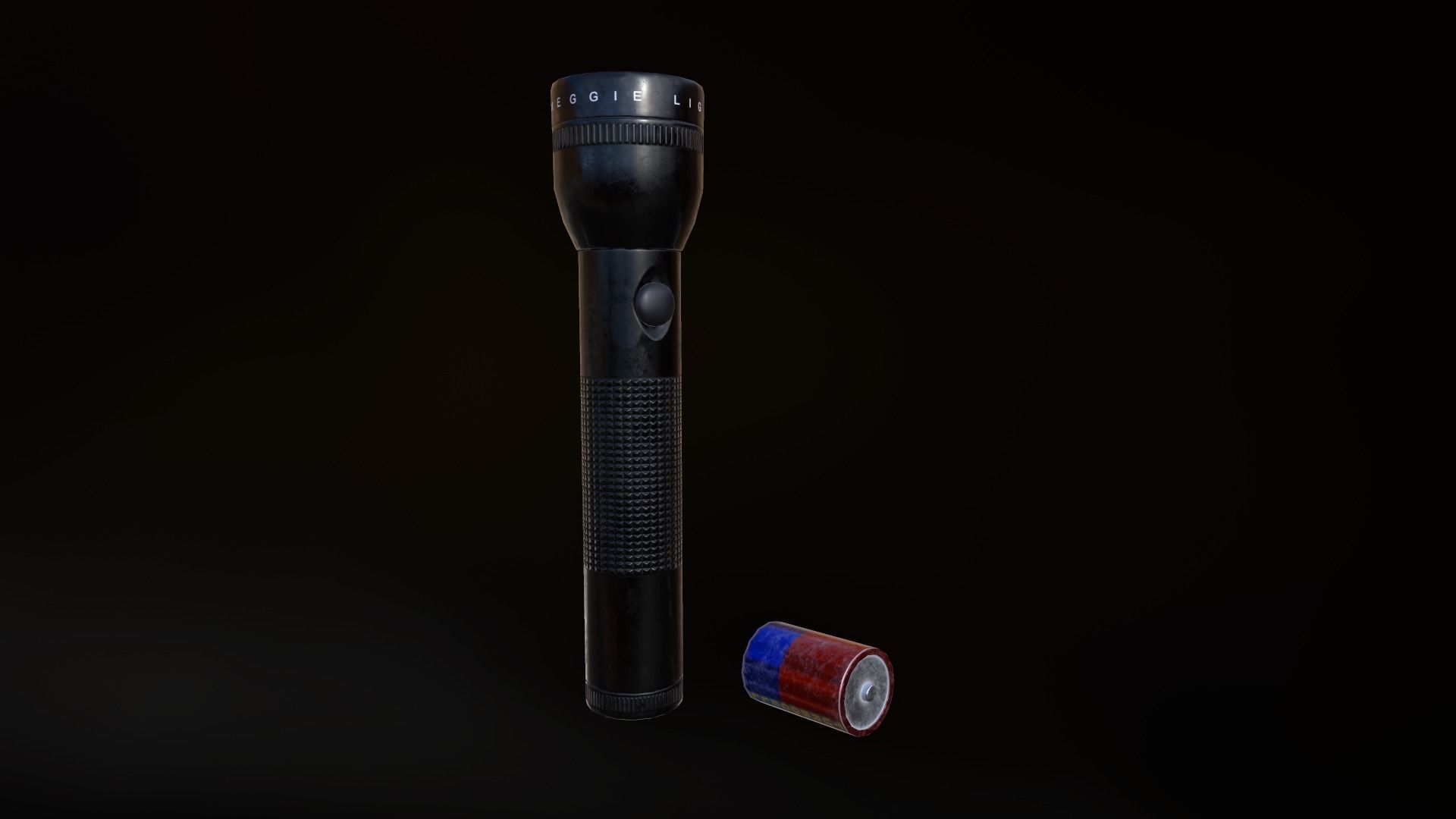 Radiation Survival Kit Low-poly 3D model_5