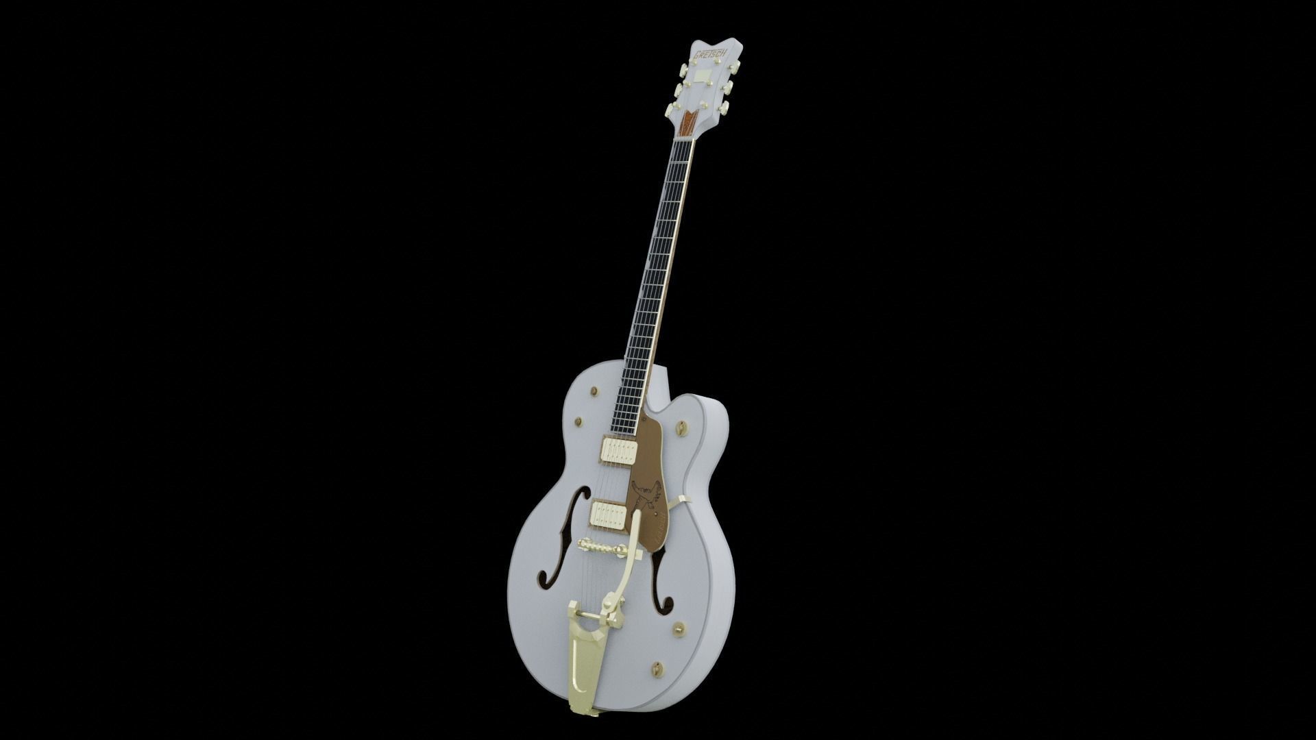 Guitar G-String 3D model_6