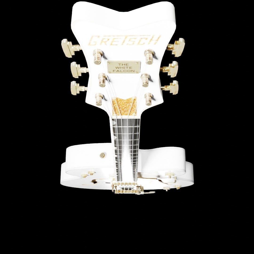 Guitar G-String 3D model_17