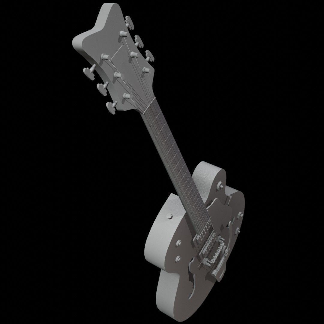 Guitar G-String 3D model_13