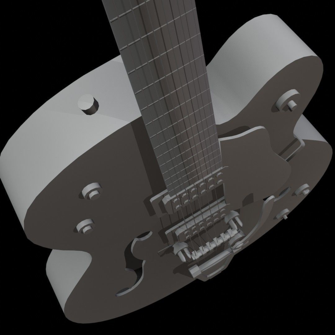 Guitar G-String 3D model_20