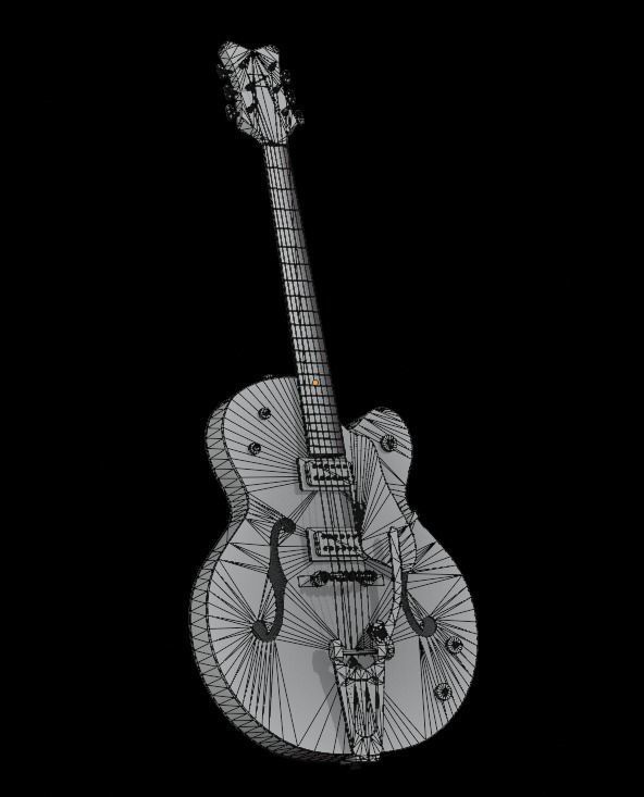 Guitar G-String 3D model_22