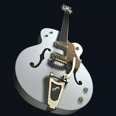 Guitar G-String 3D model_2