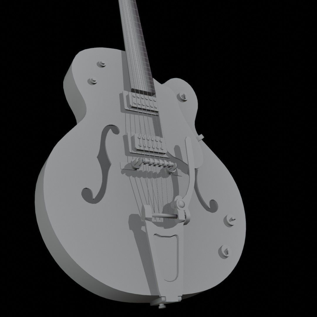 Guitar G-String 3D model_18