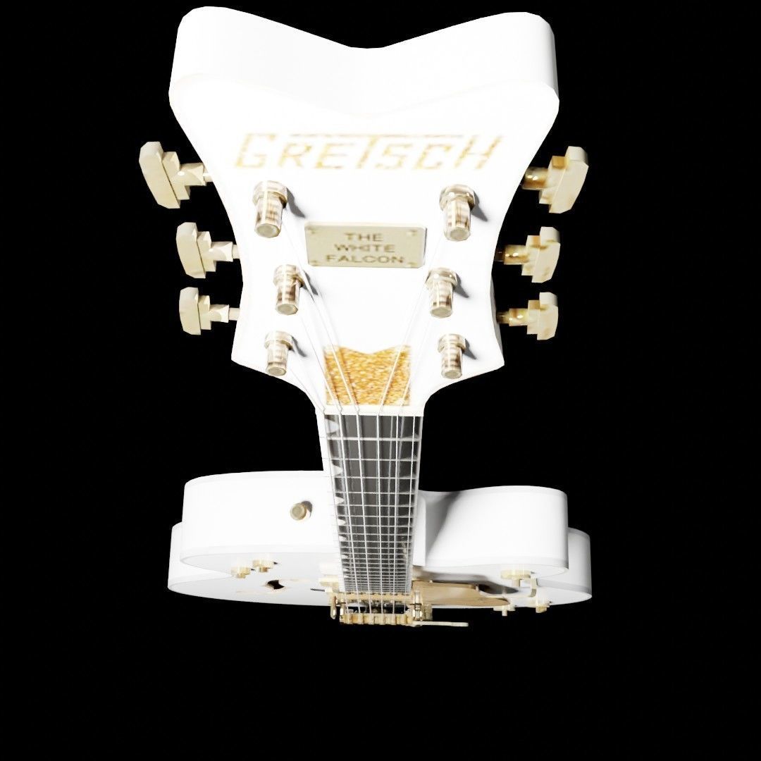 Guitar G-String 3D model_15