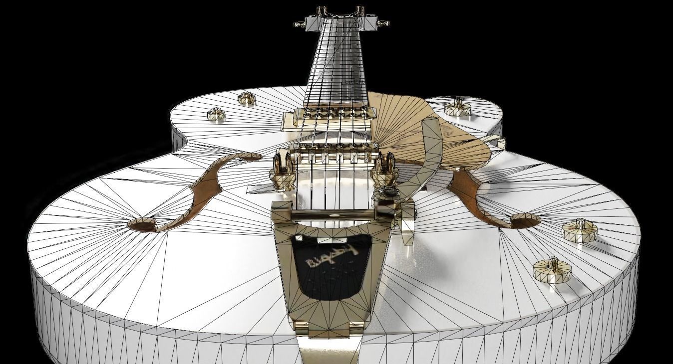 Guitar G-String 3D model_30