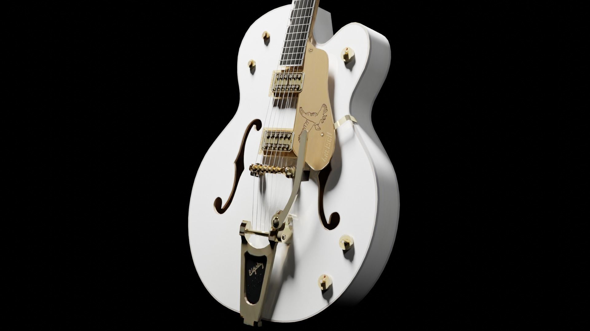 Guitar G-String 3D model_29