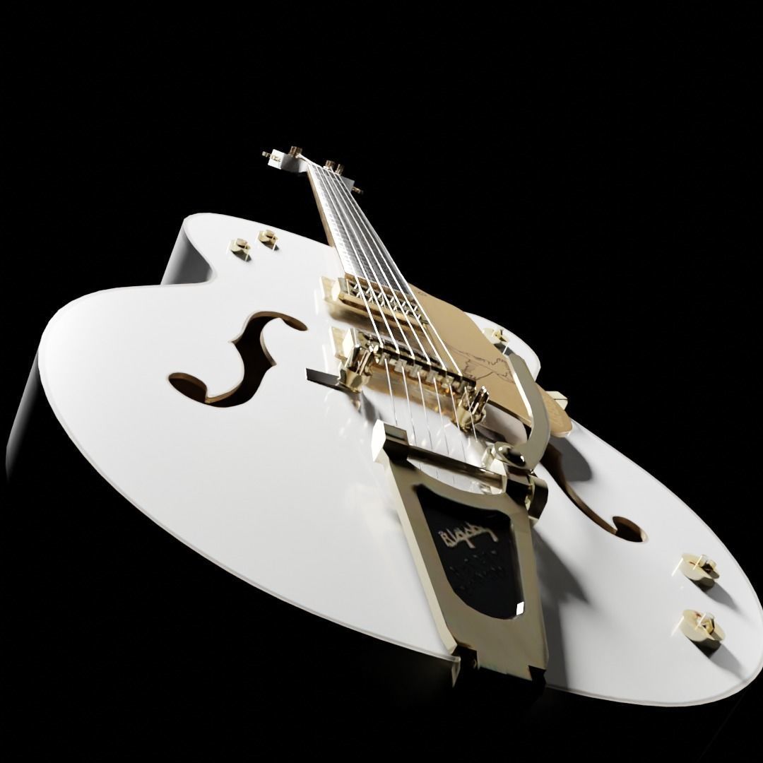 Guitar G-String 3D model_26