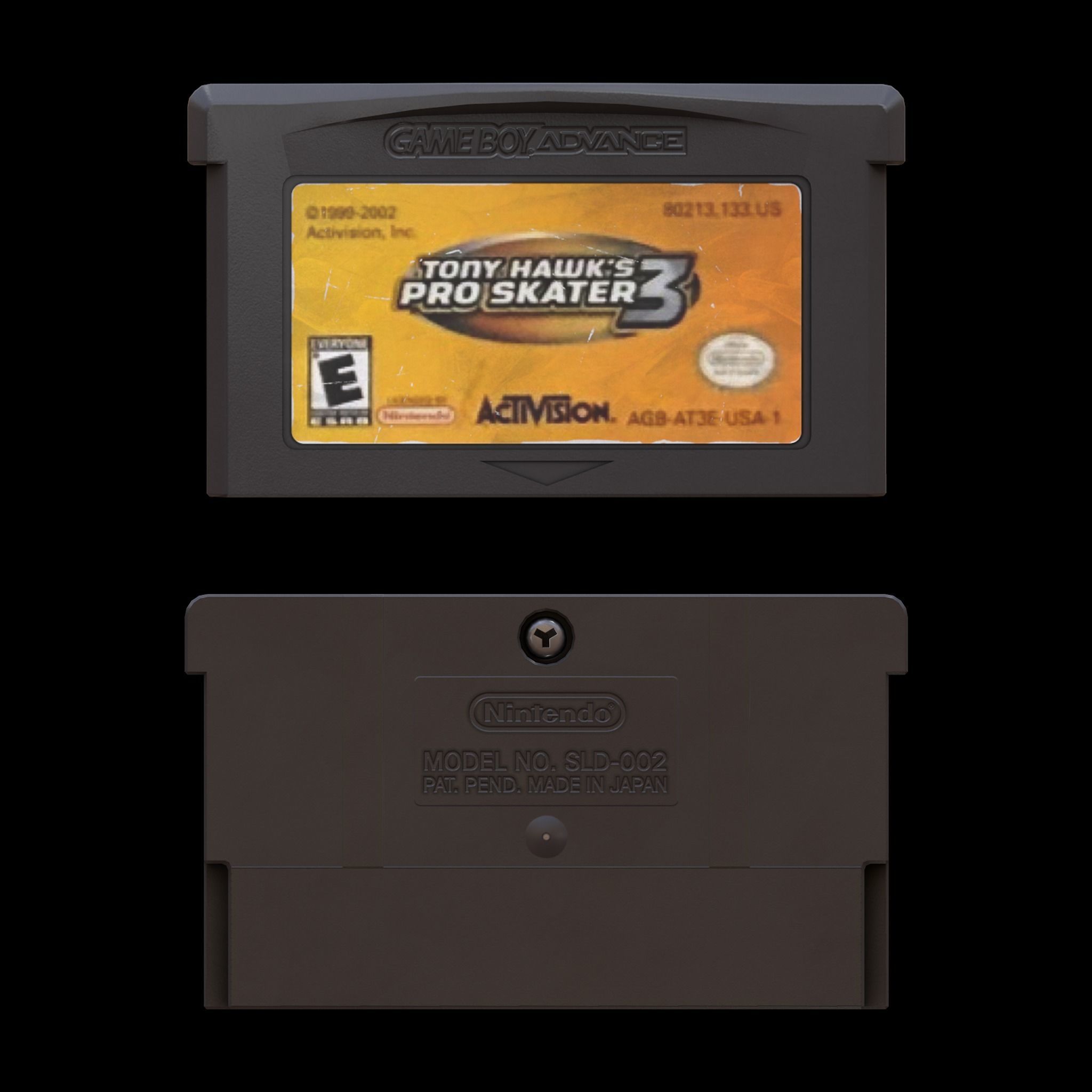 Nintendo Gameboy Advance Game Cartridges Low-poly 3D model_7