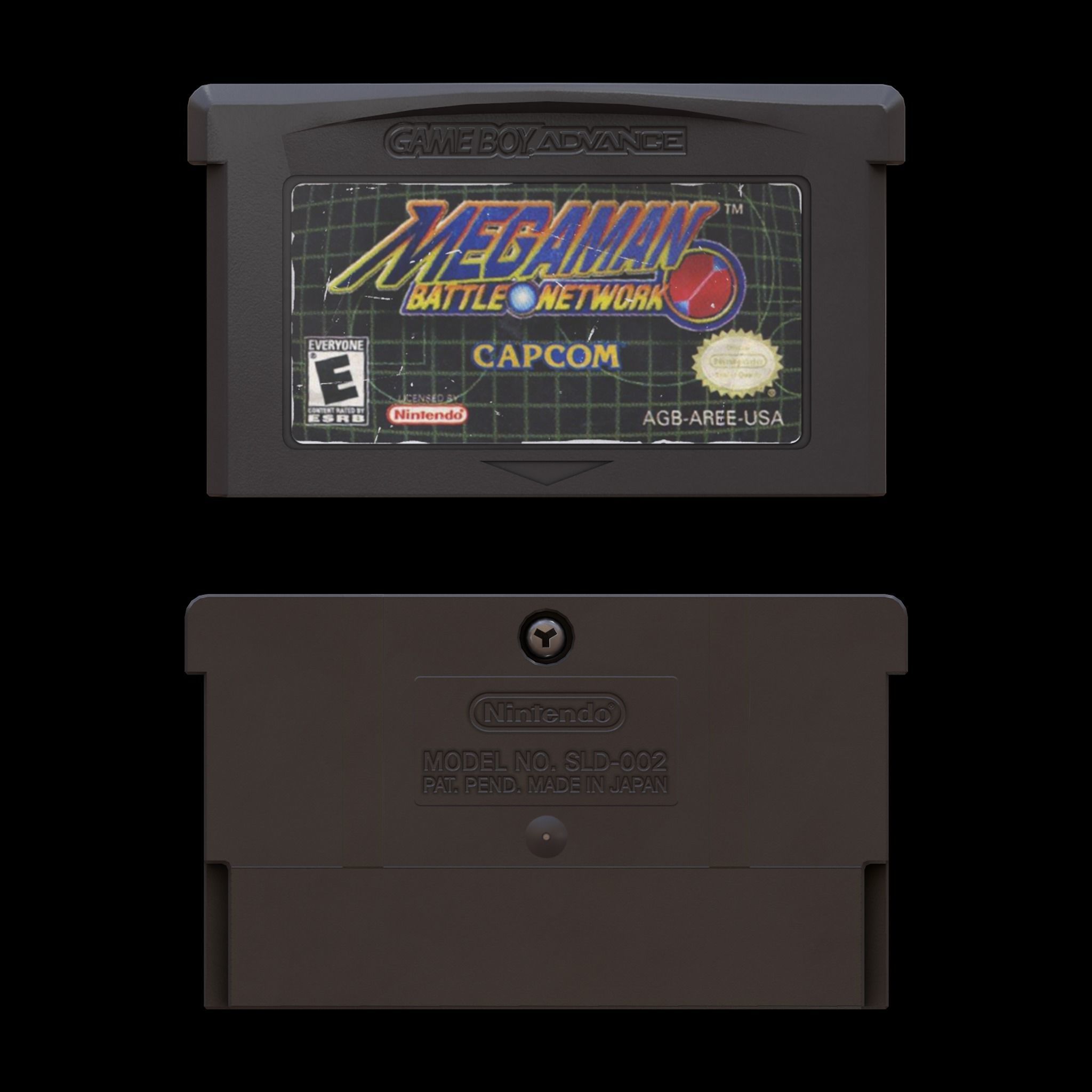 Nintendo Gameboy Advance Game Cartridges Low-poly 3D model_13