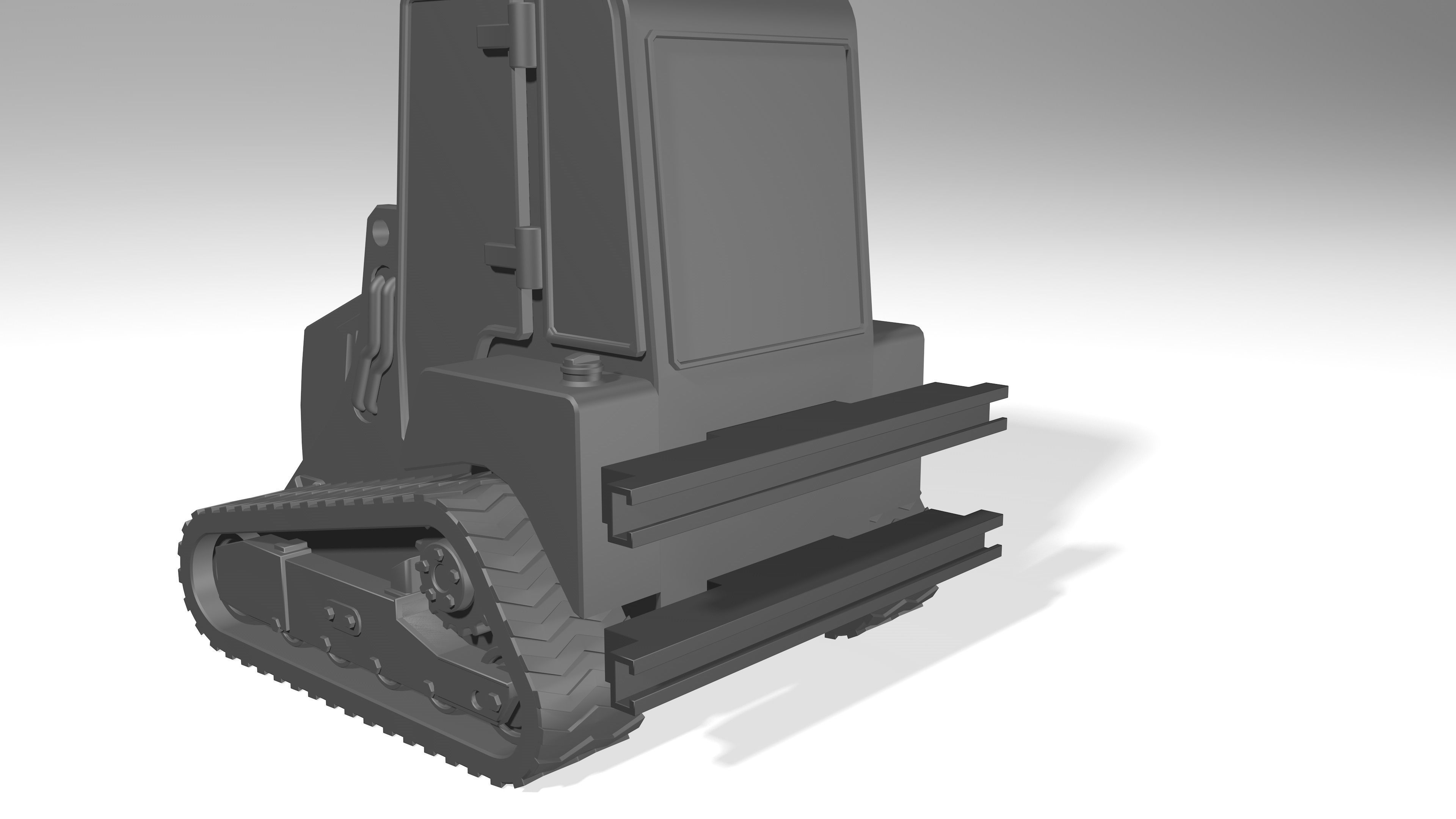 model of a crawler mini tractor JCB 3D model_28