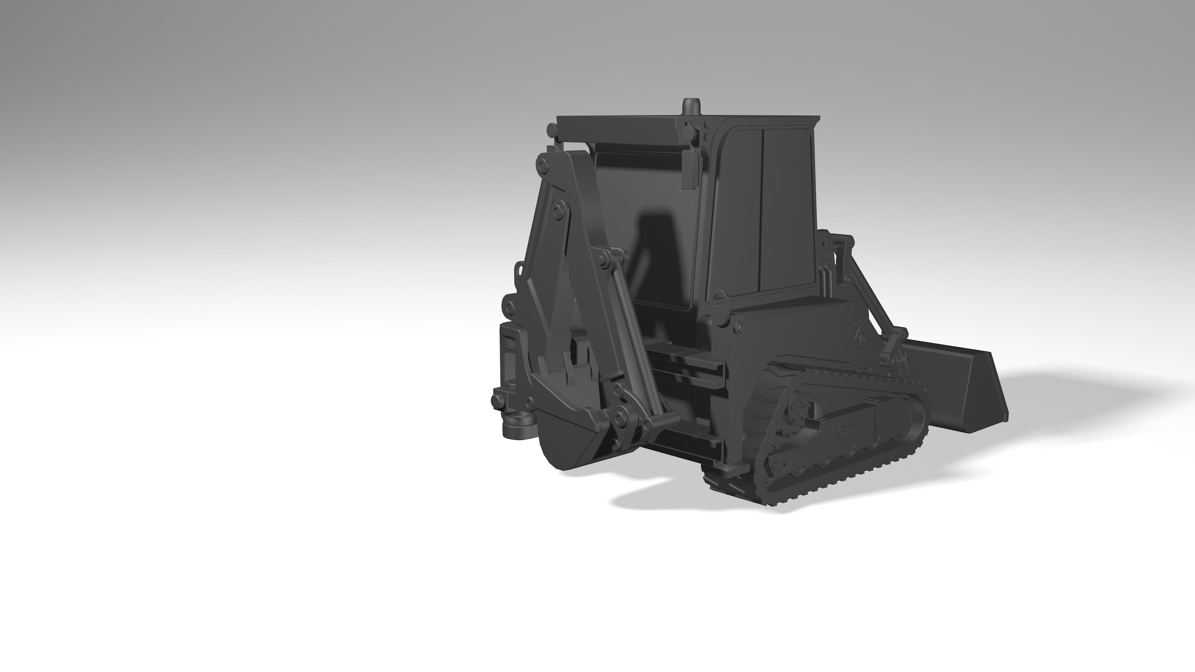 model of a crawler mini tractor JCB 3D model_18
