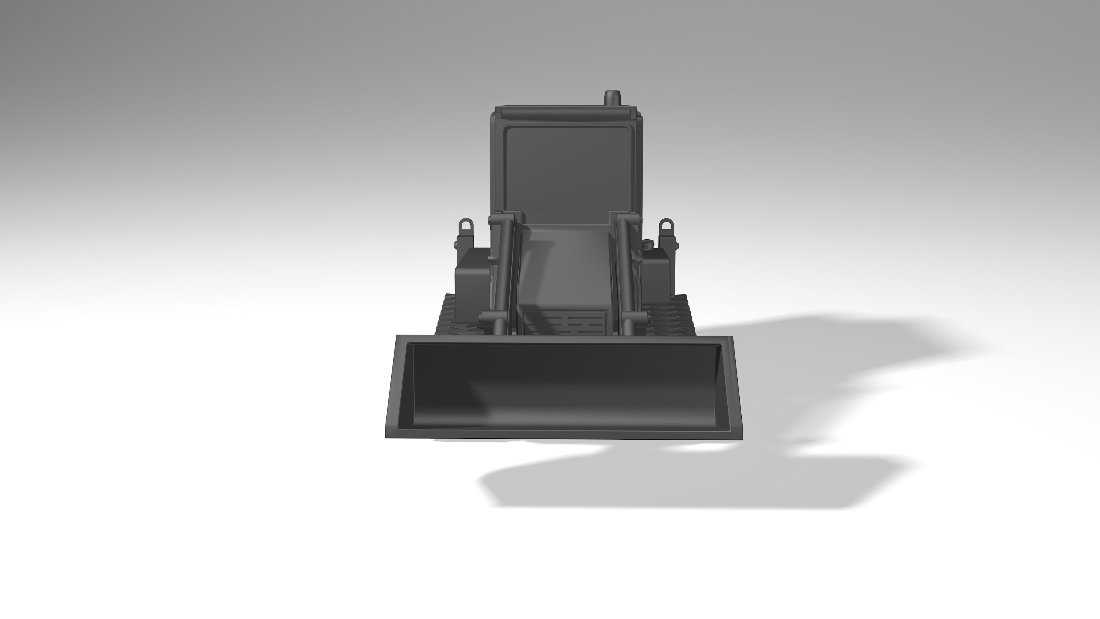 model of a crawler mini tractor JCB 3D model_2