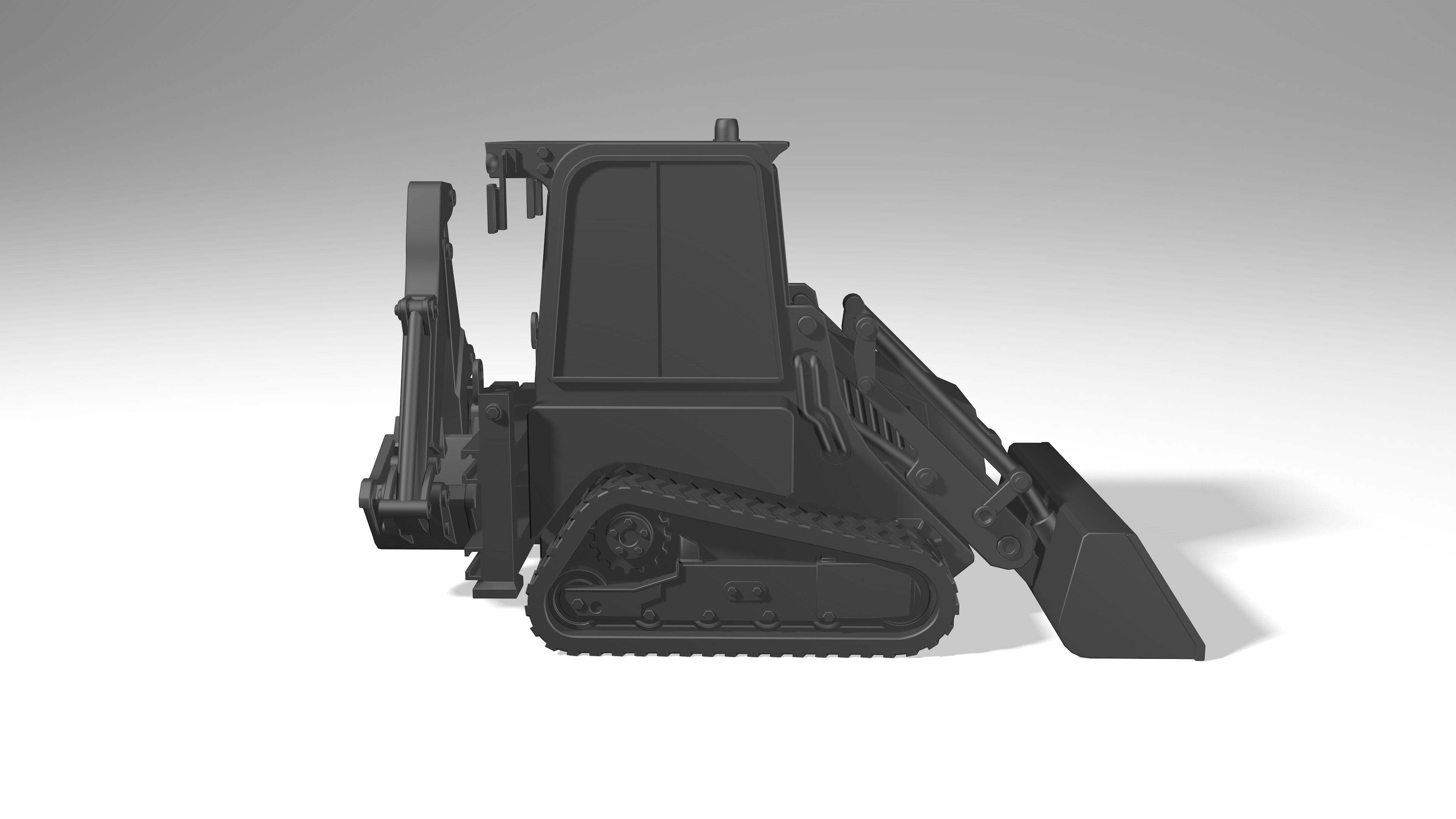 model of a crawler mini tractor JCB 3D model_19