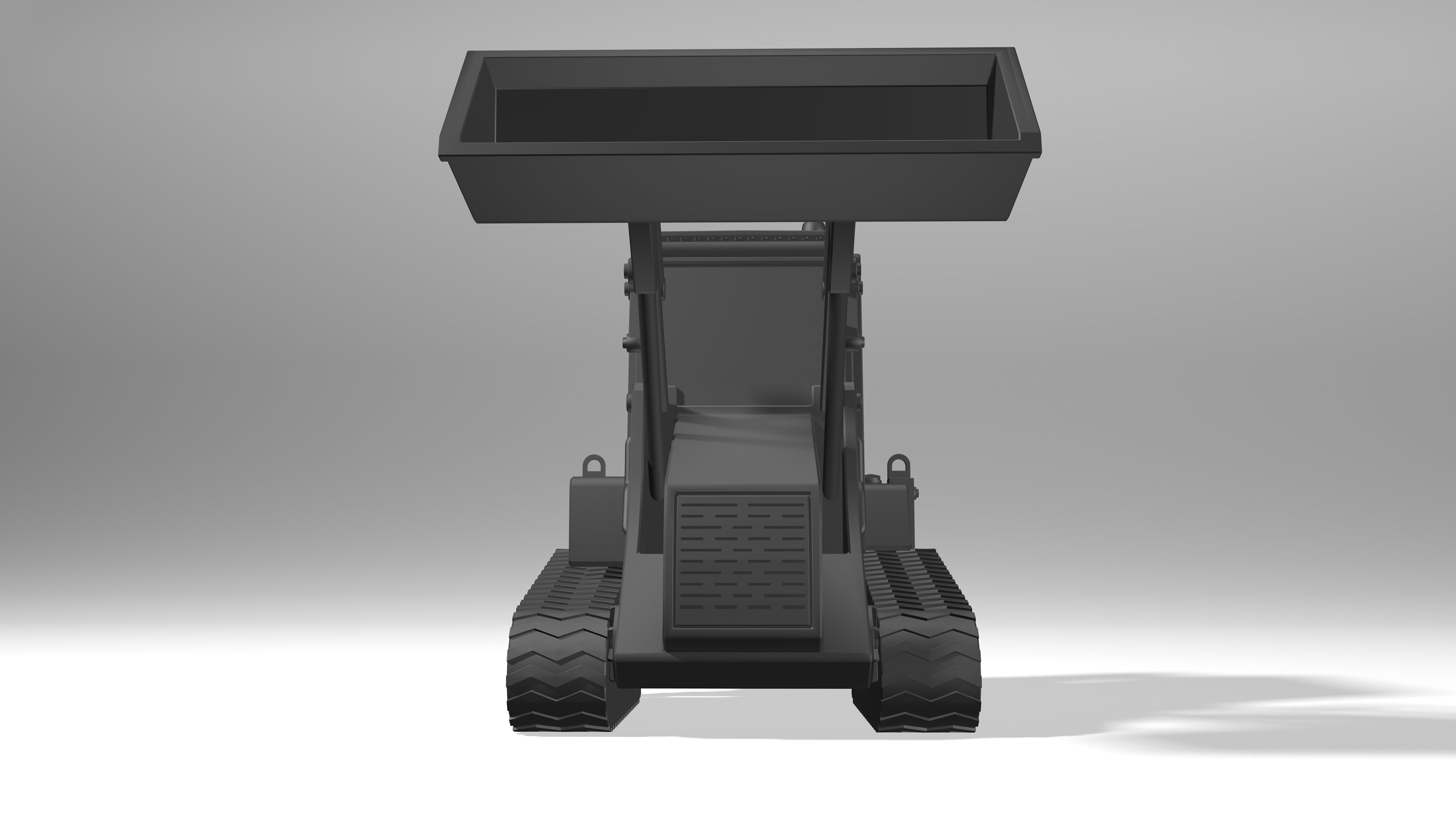 model of a crawler mini tractor JCB 3D model_22