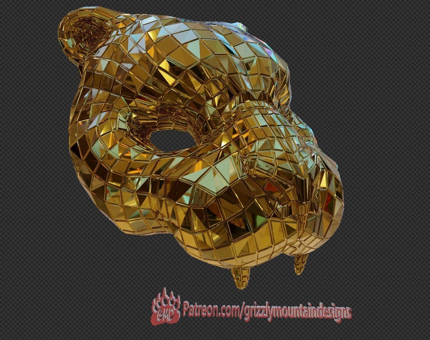 Accurate Squid Game VIP Tiger Mask Ready to print Squidgame  3D print model_1